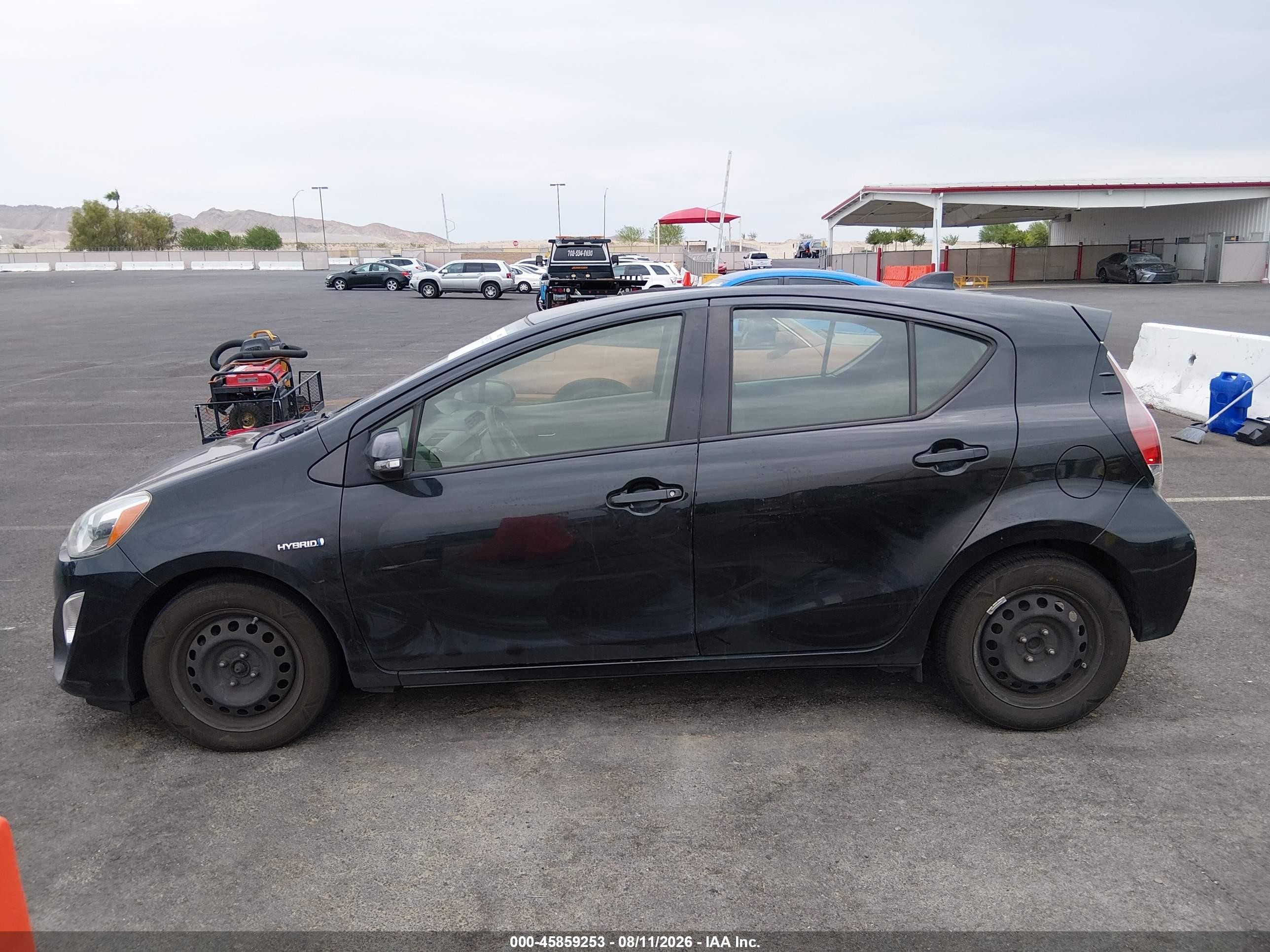 2015 Toyota Prius C Two Black vin: JTDKDTB37F1576936