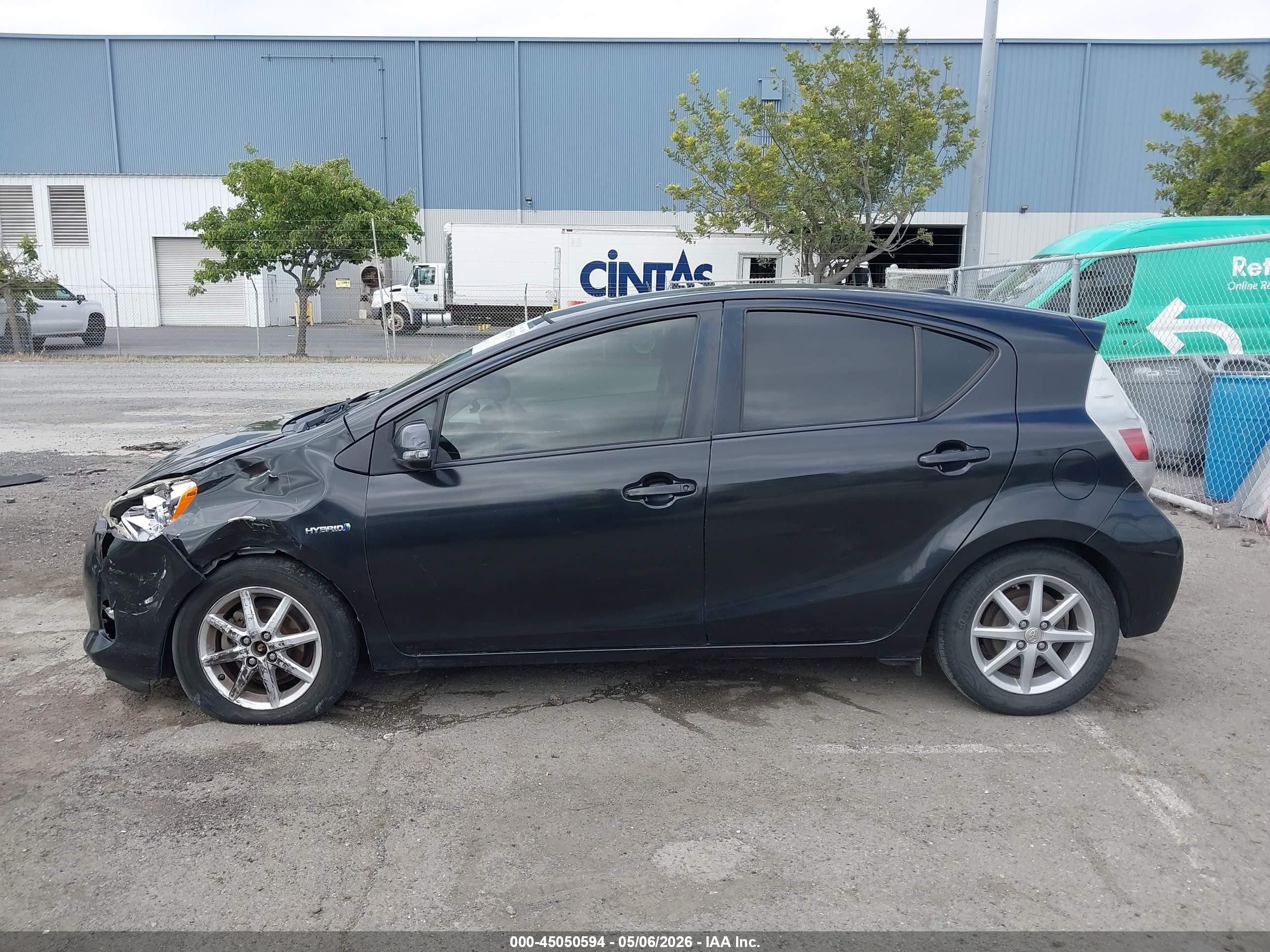 2012 Toyota Prius C   Black vin: JTDKDTB38C1016872