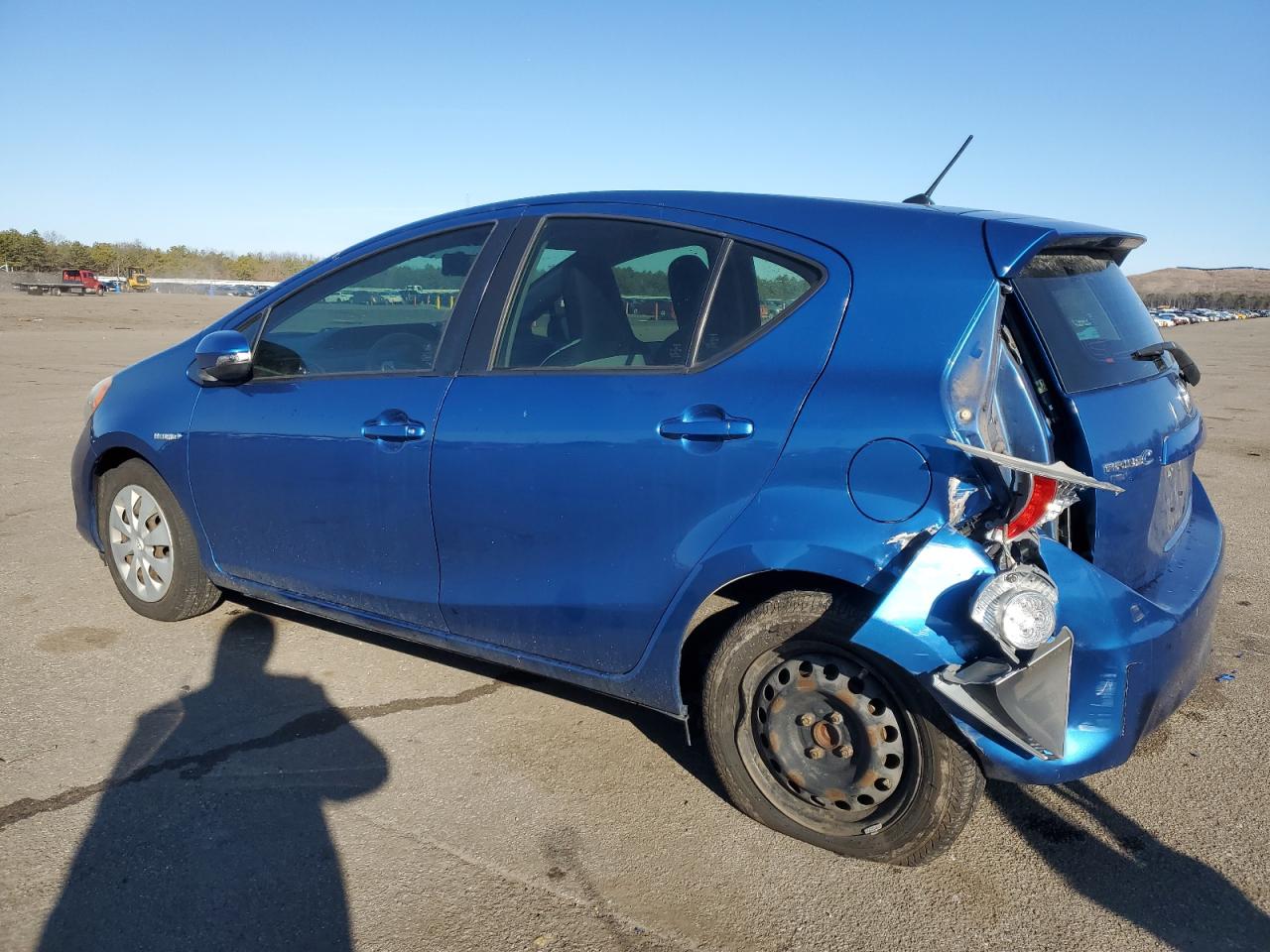 2013 Toyota Prius C Blue vin: JTDKDTB38D1546292