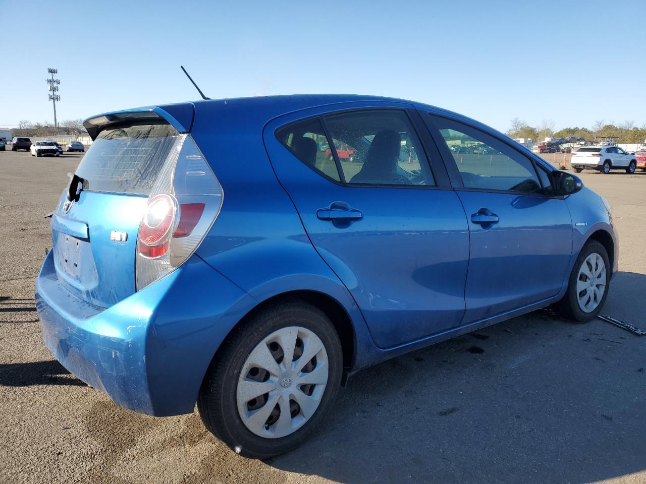 2013 Toyota Prius C Blue vin: JTDKDTB38D1546292