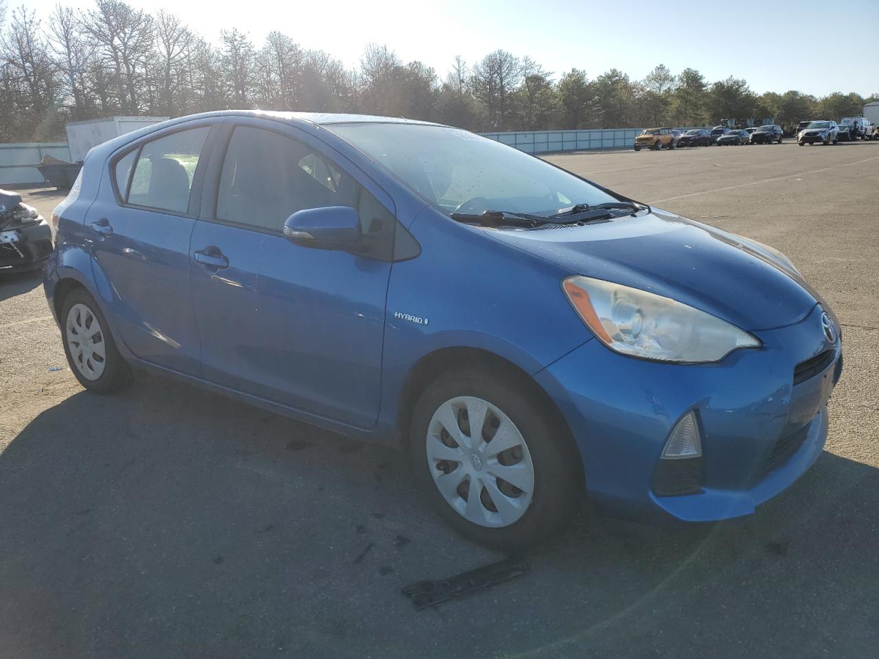 2013 Toyota Prius C Blue vin: JTDKDTB38D1546292