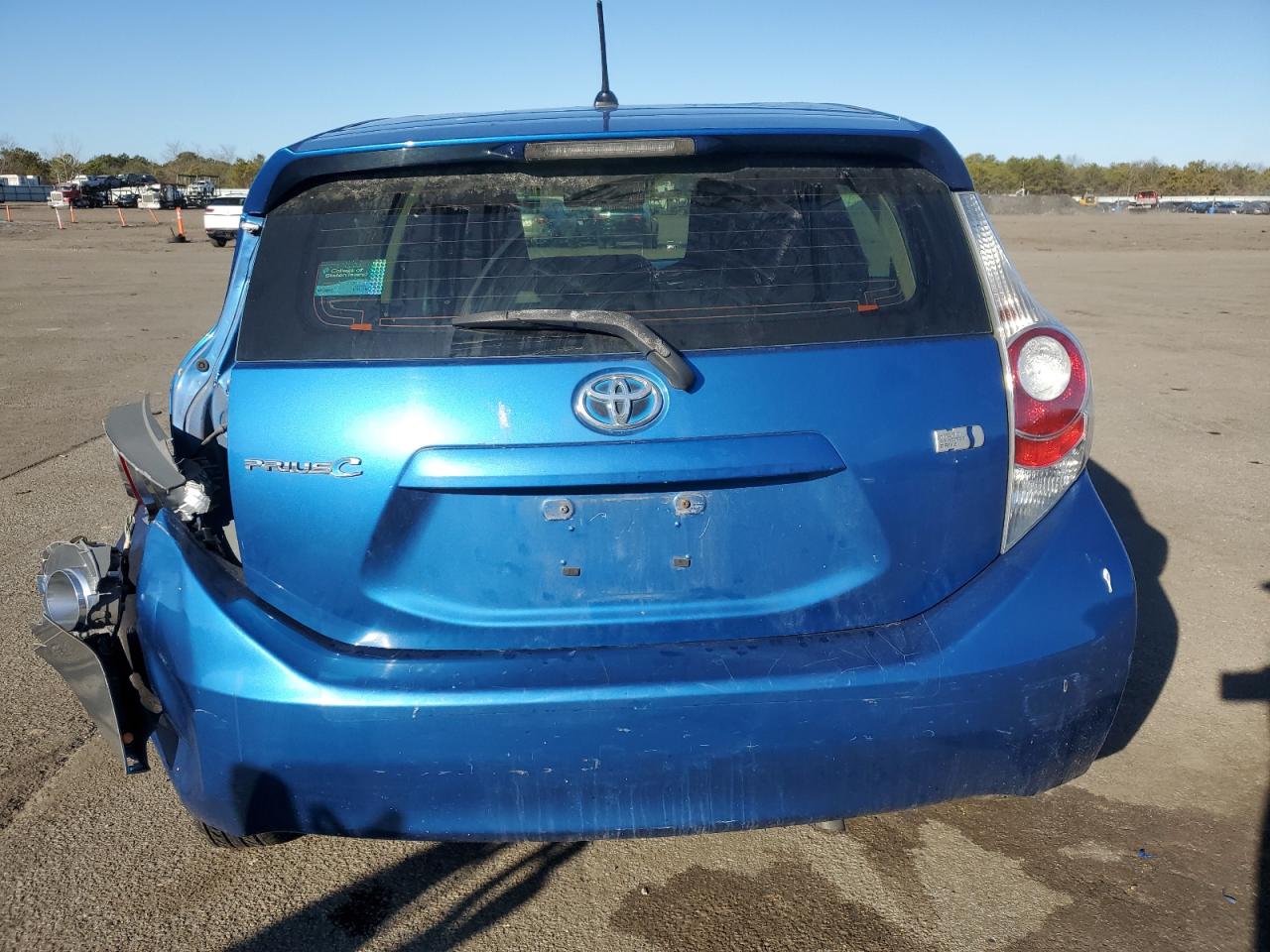 2013 Toyota Prius C Blue vin: JTDKDTB38D1546292