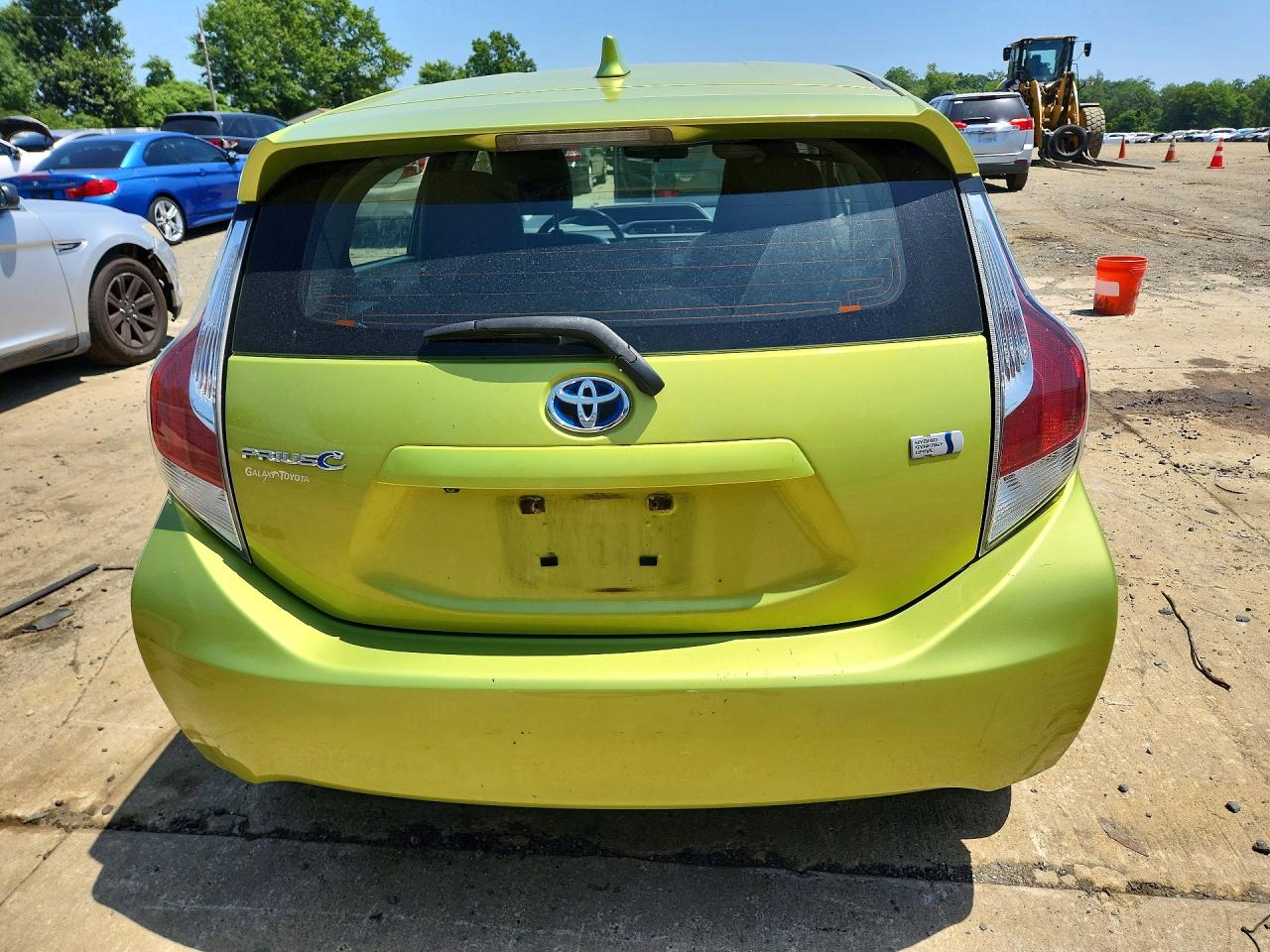2015 Toyota Prius C Four Green vin: JTDKDTB38F1109640