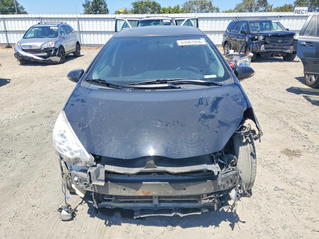 2012 Toyota Prius C Four Black vin: JTDKDTB39C1022597