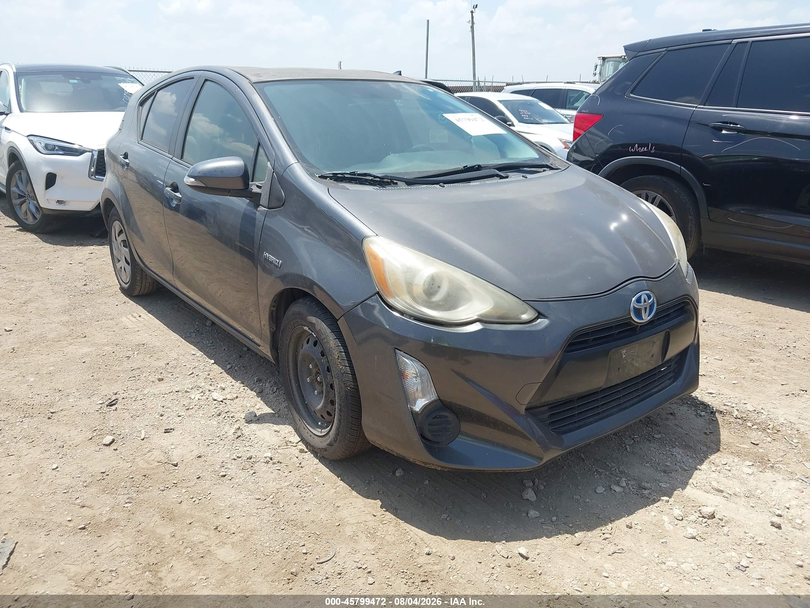 2015 Toyota Prius C Three Gray vin: JTDKDTB39F1107136