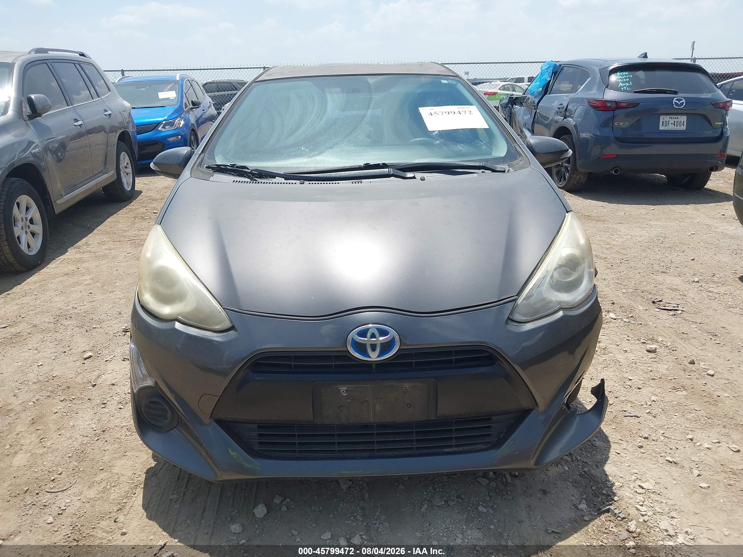 2015 Toyota Prius C Three Gray vin: JTDKDTB39F1107136