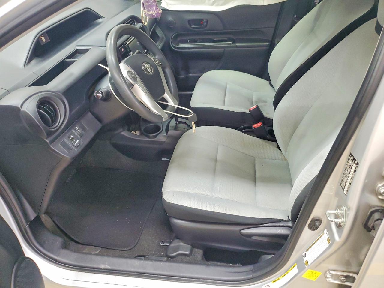 2015 Toyota Prius C One Gray vin: JTDKDTB39F1111767