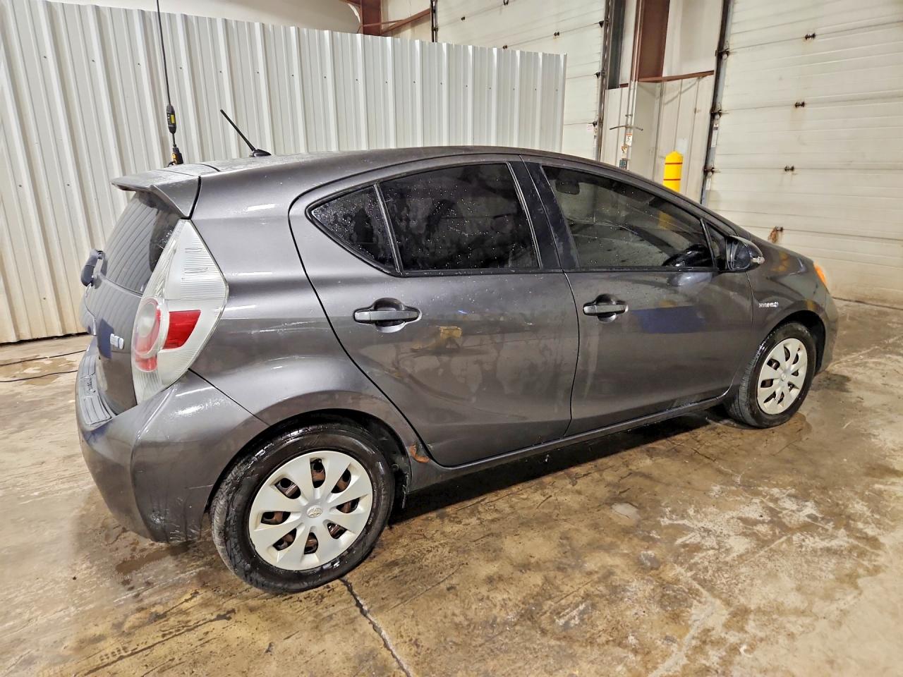 2012 Toyota Prius C Two Gray vin: JTDKDTB3XC1507220