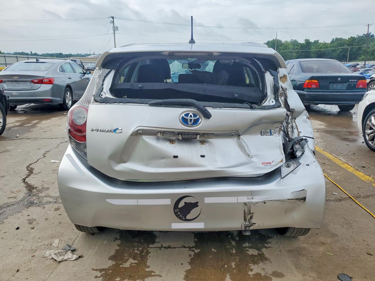 2012 Toyota Prius C Two Silver vin: JTDKDTB3XC1509064