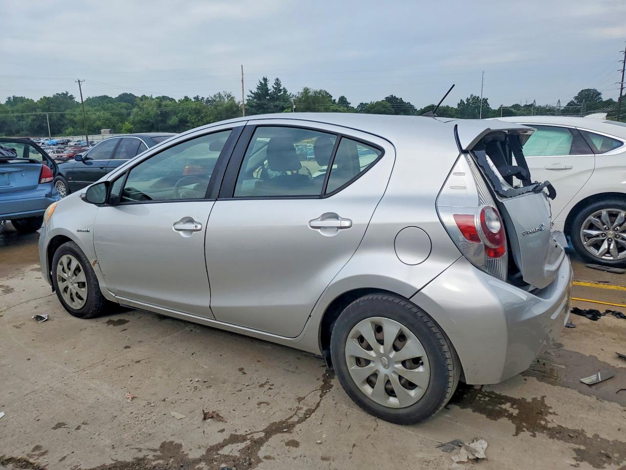 2012 Toyota Prius C Two Silver vin: JTDKDTB3XC1509064