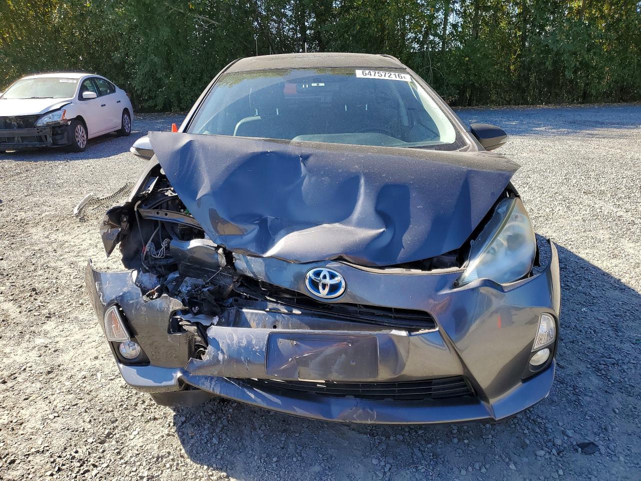 2013 Toyota Prius C Four Серый vin: JTDKDTB3XD1041144