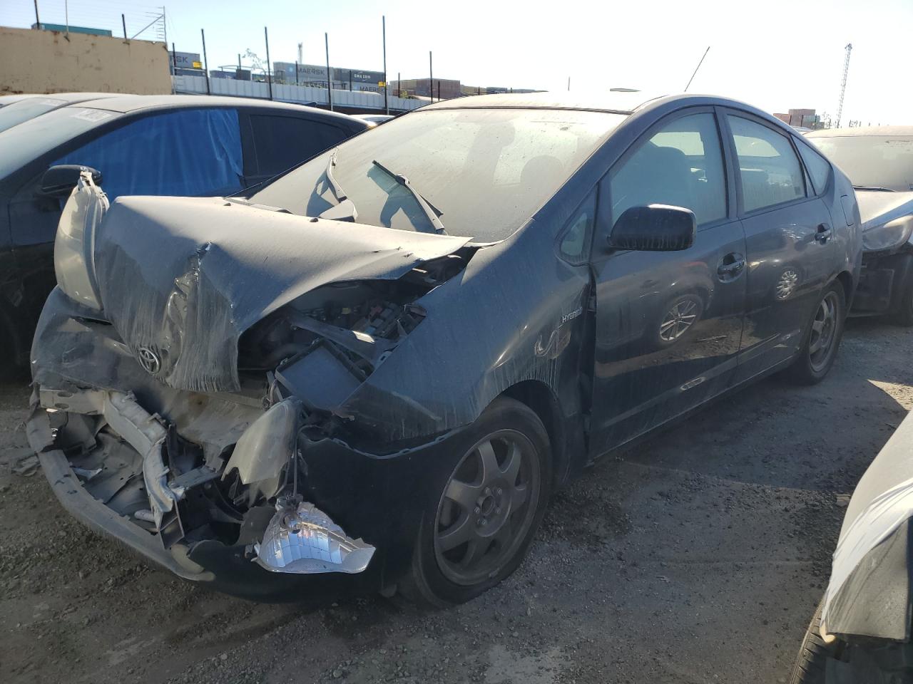 2007 Toyota Prius Hyb Black vin: JTDKE20U923282987