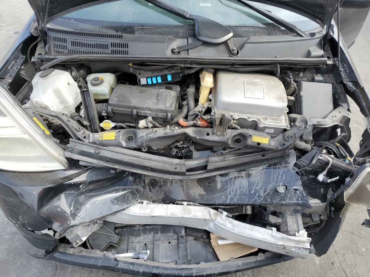 2007 Toyota Prius Hyb Black vin: JTDKE20U923282987