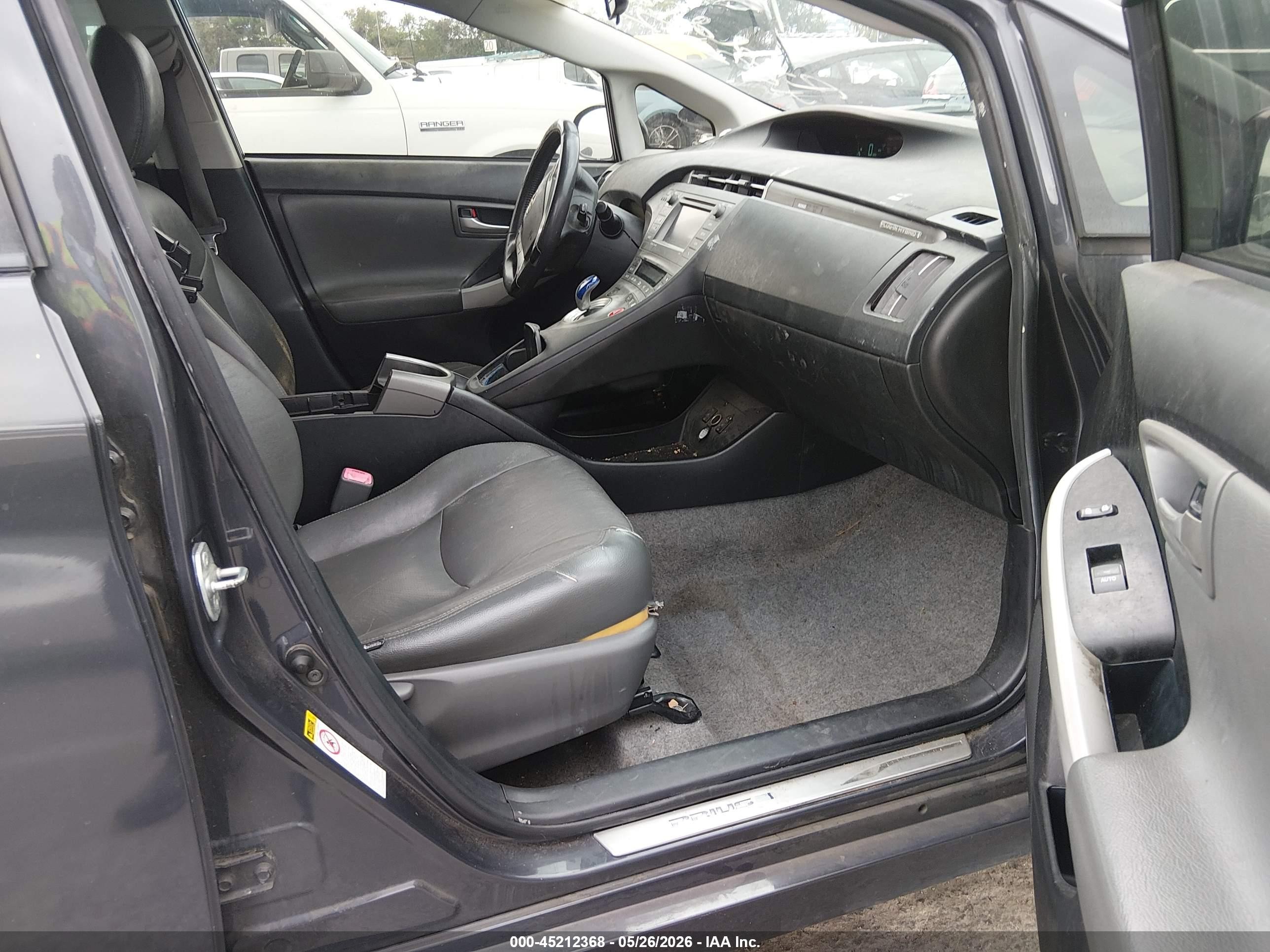 2012 Toyota Prius Plug-in   Black vin: JTDKN3DP0C3010887