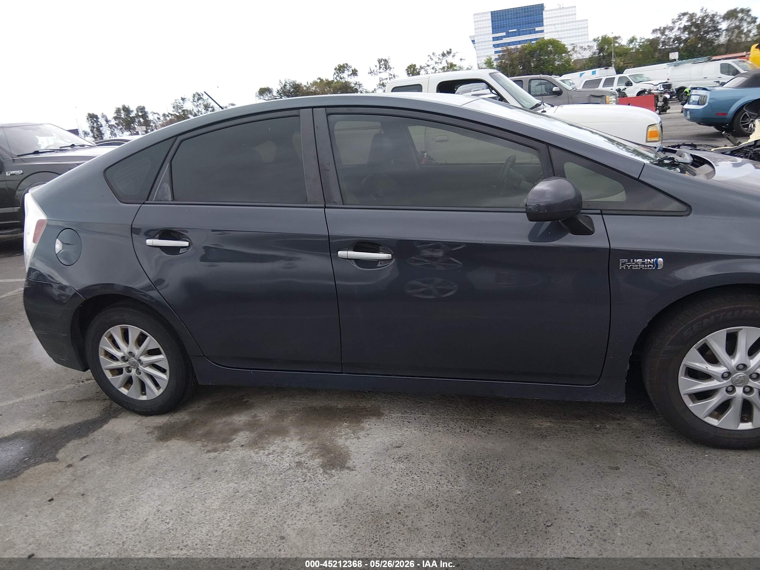 2012 Toyota Prius Plug-in   Black vin: JTDKN3DP0C3010887