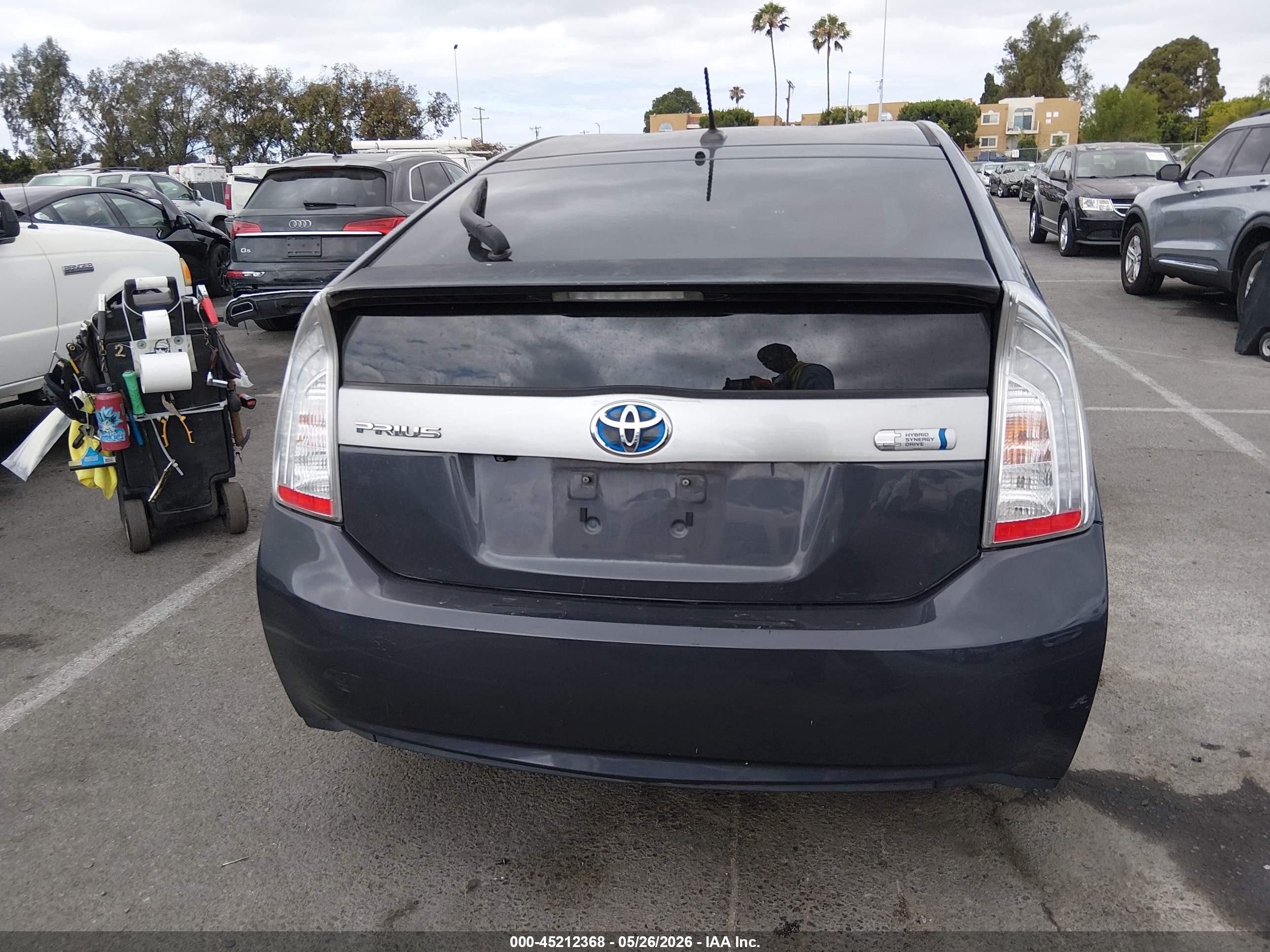 2012 Toyota Prius Plug-in   Black vin: JTDKN3DP0C3010887