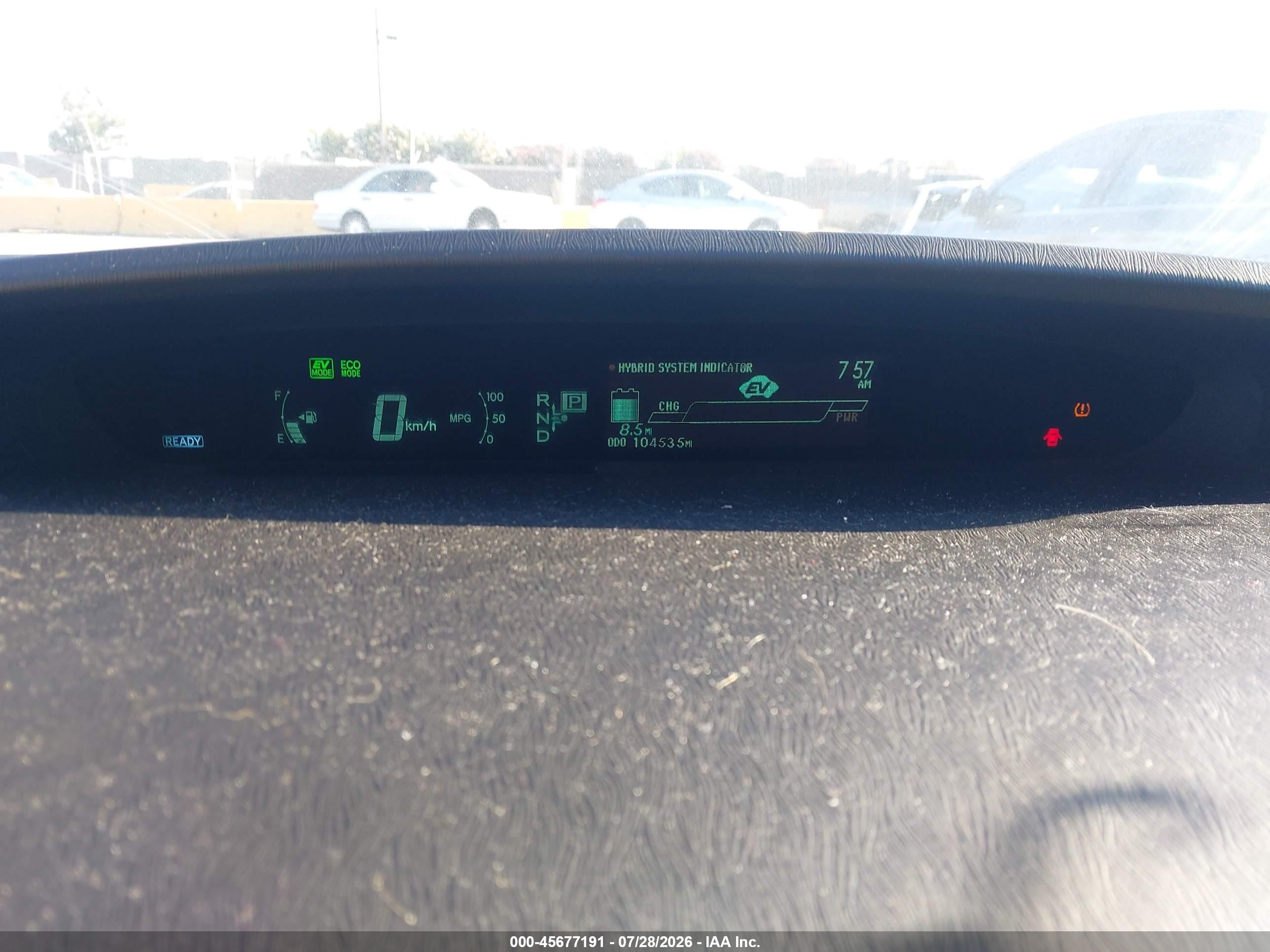 2012 Toyota Prius Plug-in   Silver vin: JTDKN3DP0C3027303