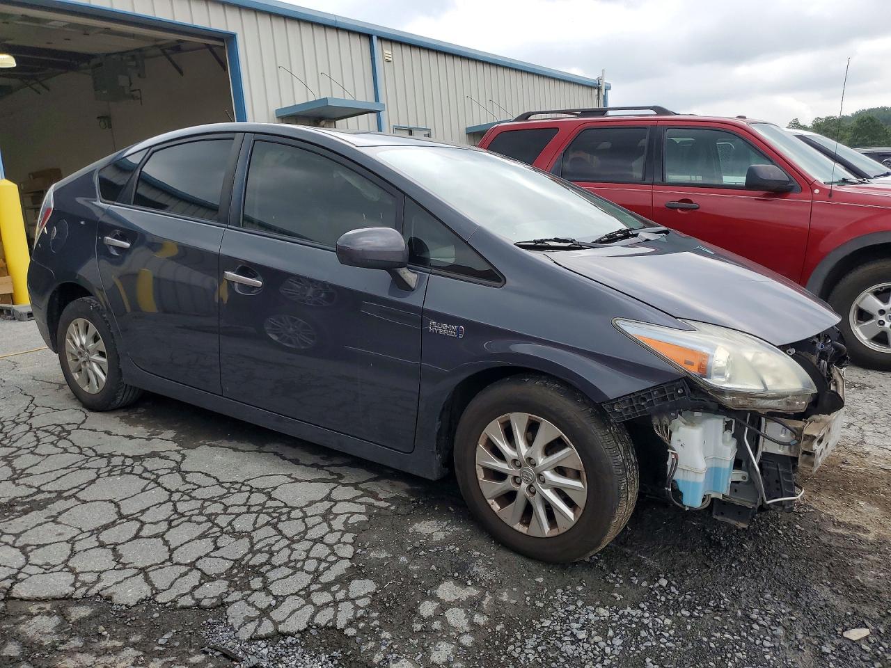 2014 Toyota Prius Plug-in Hybrid Base Серый vin: JTDKN3DP0E3056951