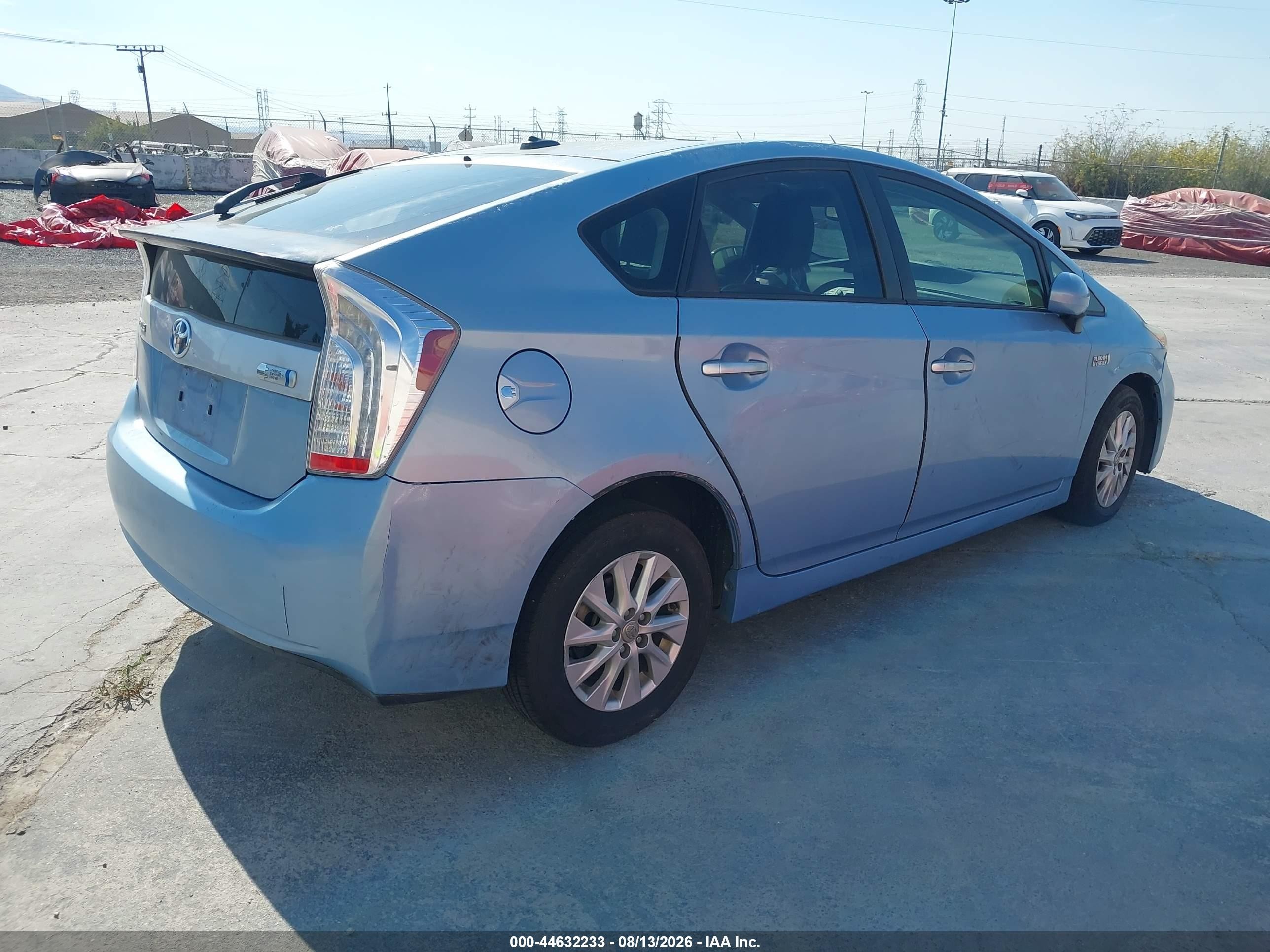 2015 Toyota Prius Plug-in Advanced Blue vin: JTDKN3DP0F3069703