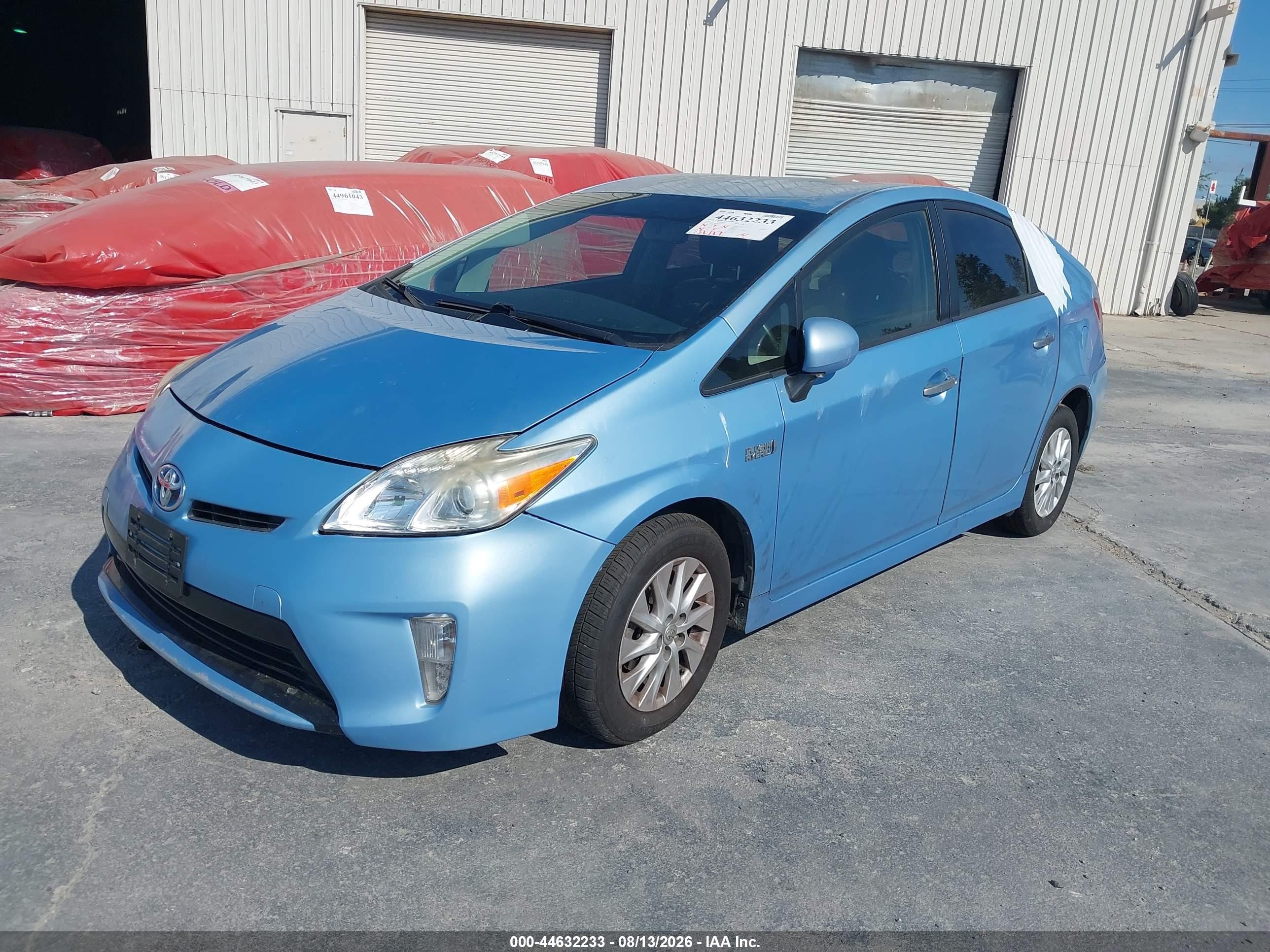 2015 Toyota Prius Plug-in Advanced Blue vin: JTDKN3DP0F3069703