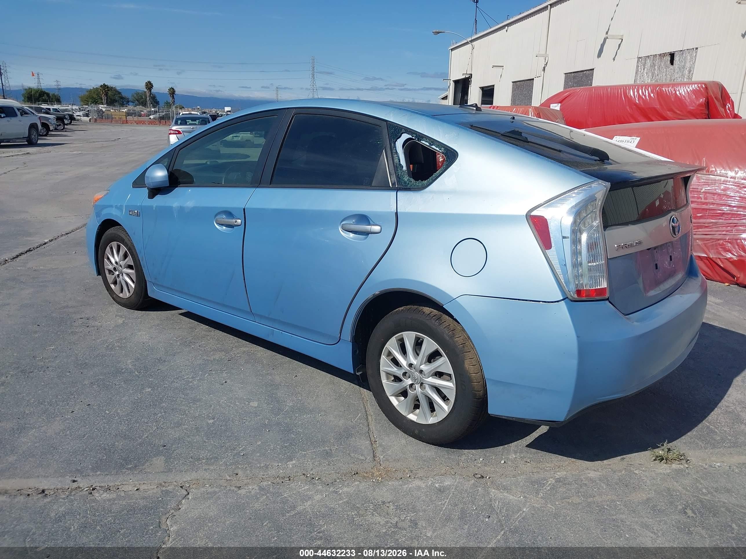 2015 Toyota Prius Plug-in Advanced Blue vin: JTDKN3DP0F3069703