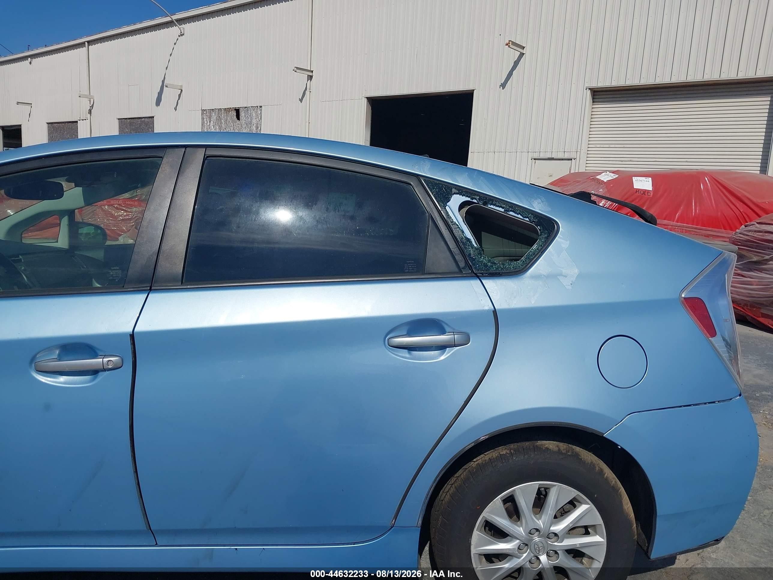 2015 Toyota Prius Plug-in Advanced Blue vin: JTDKN3DP0F3069703