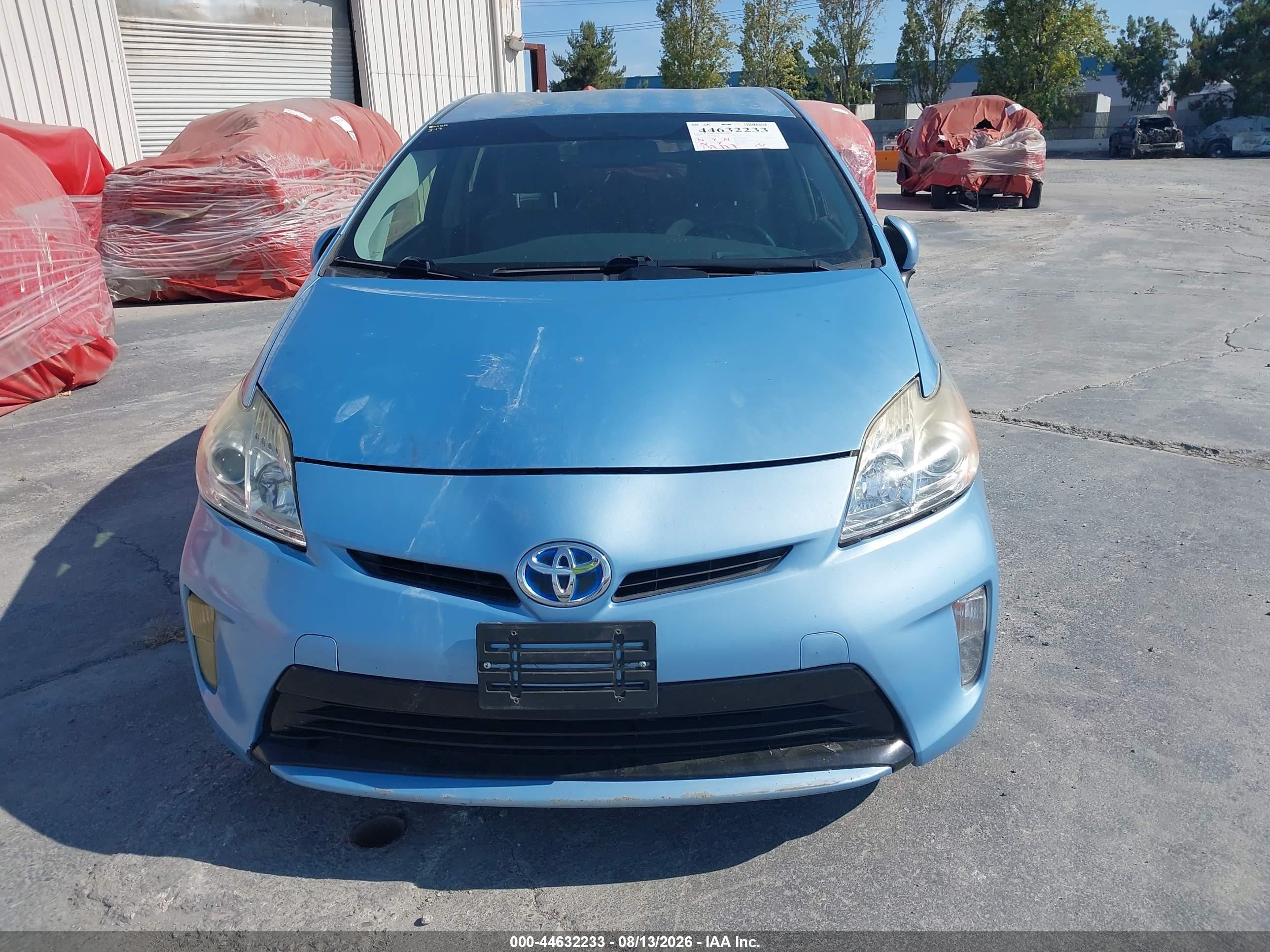 2015 Toyota Prius Plug-in Advanced Blue vin: JTDKN3DP0F3069703