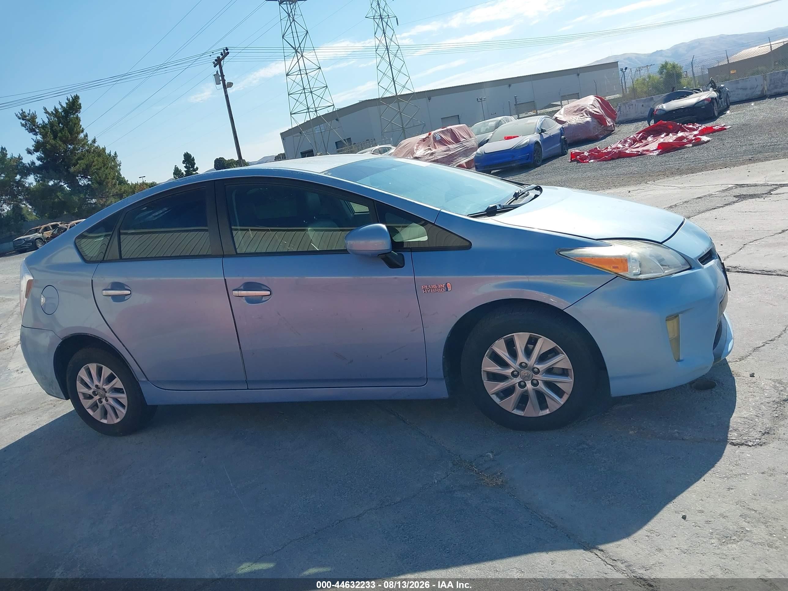 2015 Toyota Prius Plug-in Advanced Blue vin: JTDKN3DP0F3069703