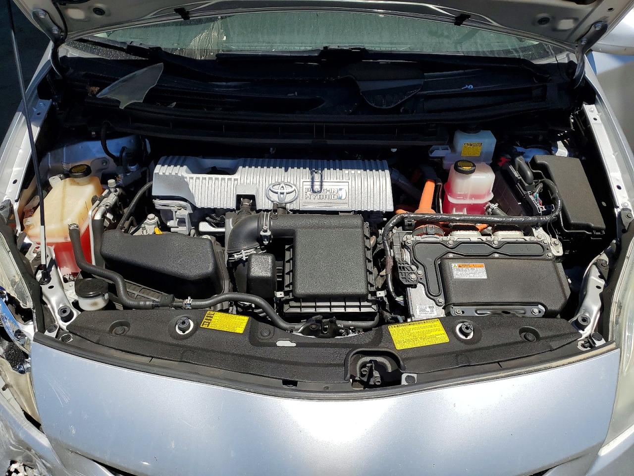 2013 Toyota Prius Plug-in Hybrid Base Silver vin: JTDKN3DP1D3041664