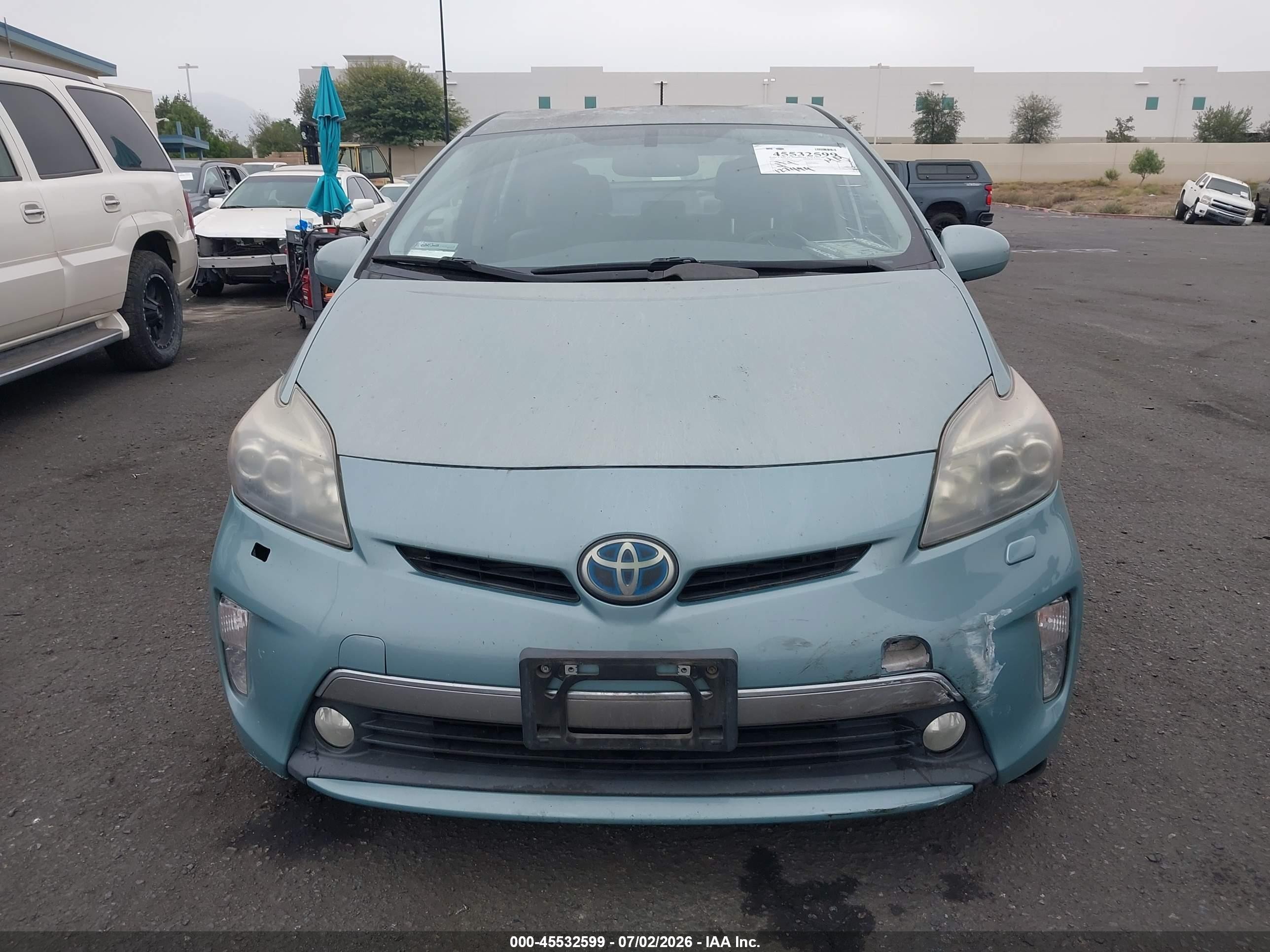 2013 Toyota Prius Plug-in Advanced Teal vin: JTDKN3DP1D3045939