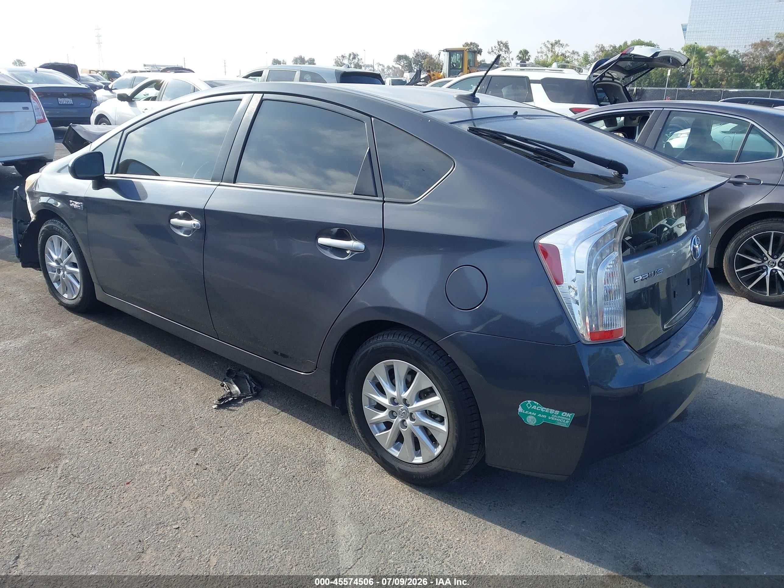 2015 Toyota Prius Plug-in Advanced Серый vin: JTDKN3DP1F3072822
