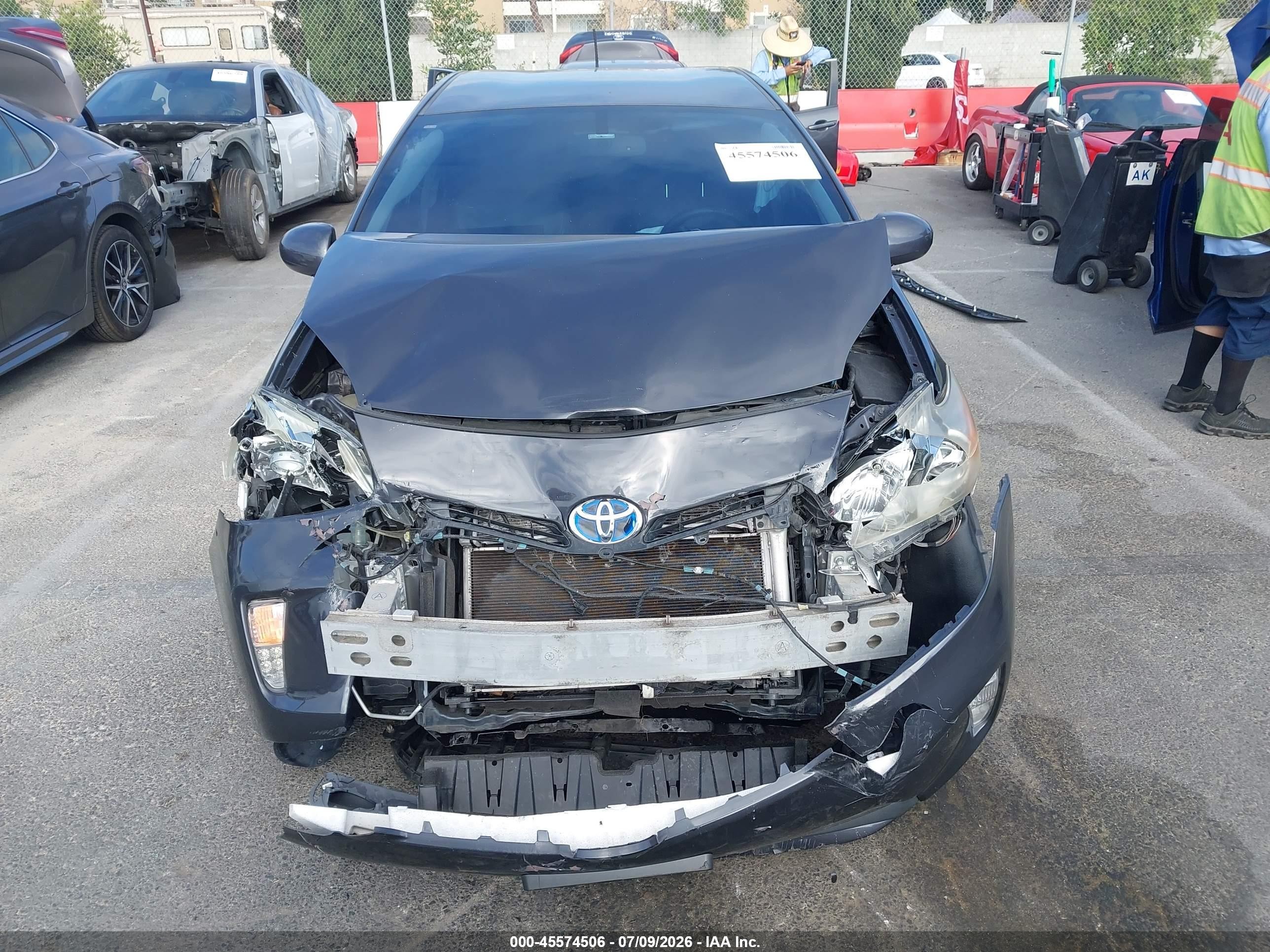 2015 Toyota Prius Plug-in Advanced Серый vin: JTDKN3DP1F3072822