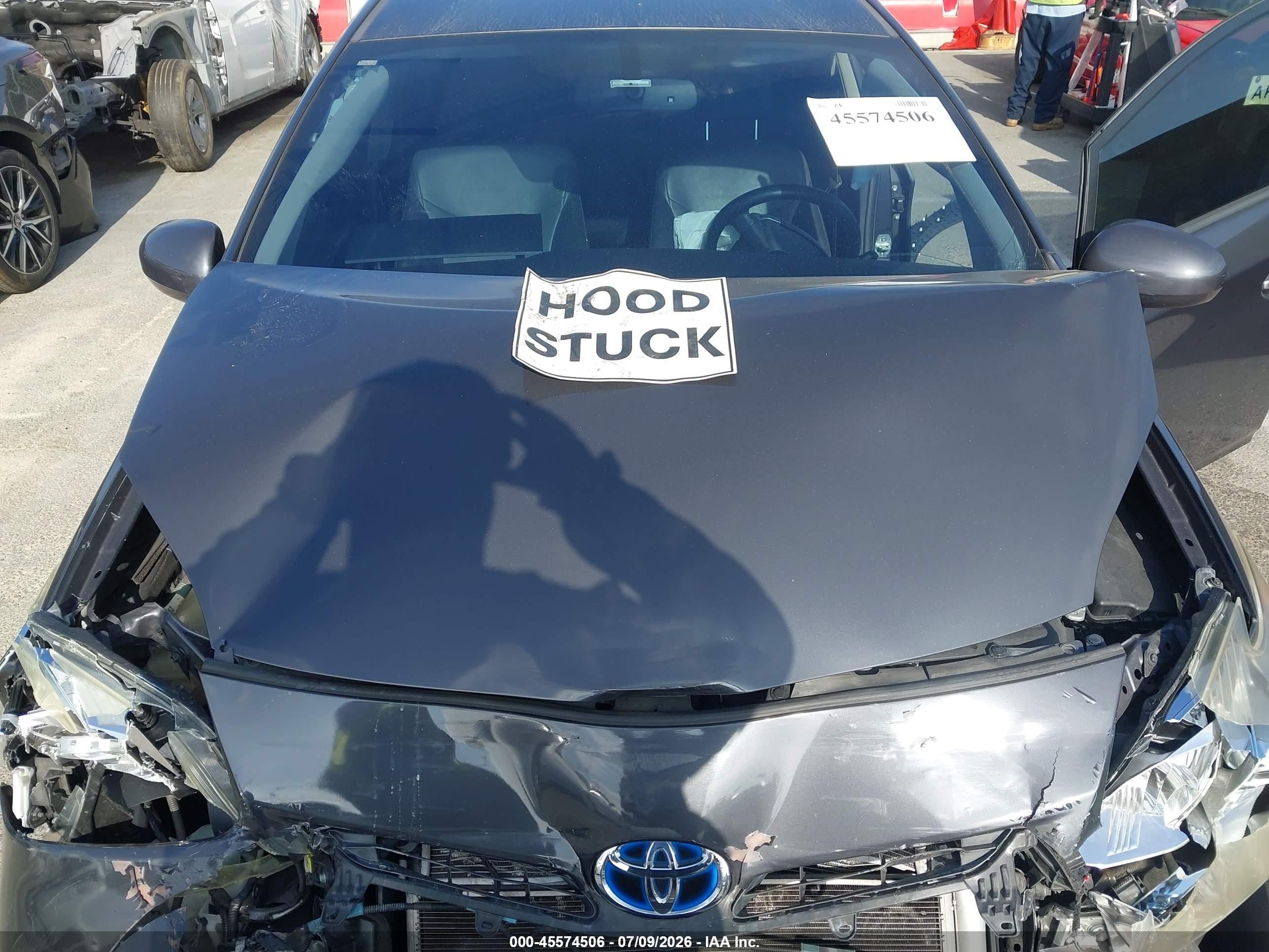 2015 Toyota Prius Plug-in Advanced Серый vin: JTDKN3DP1F3072822