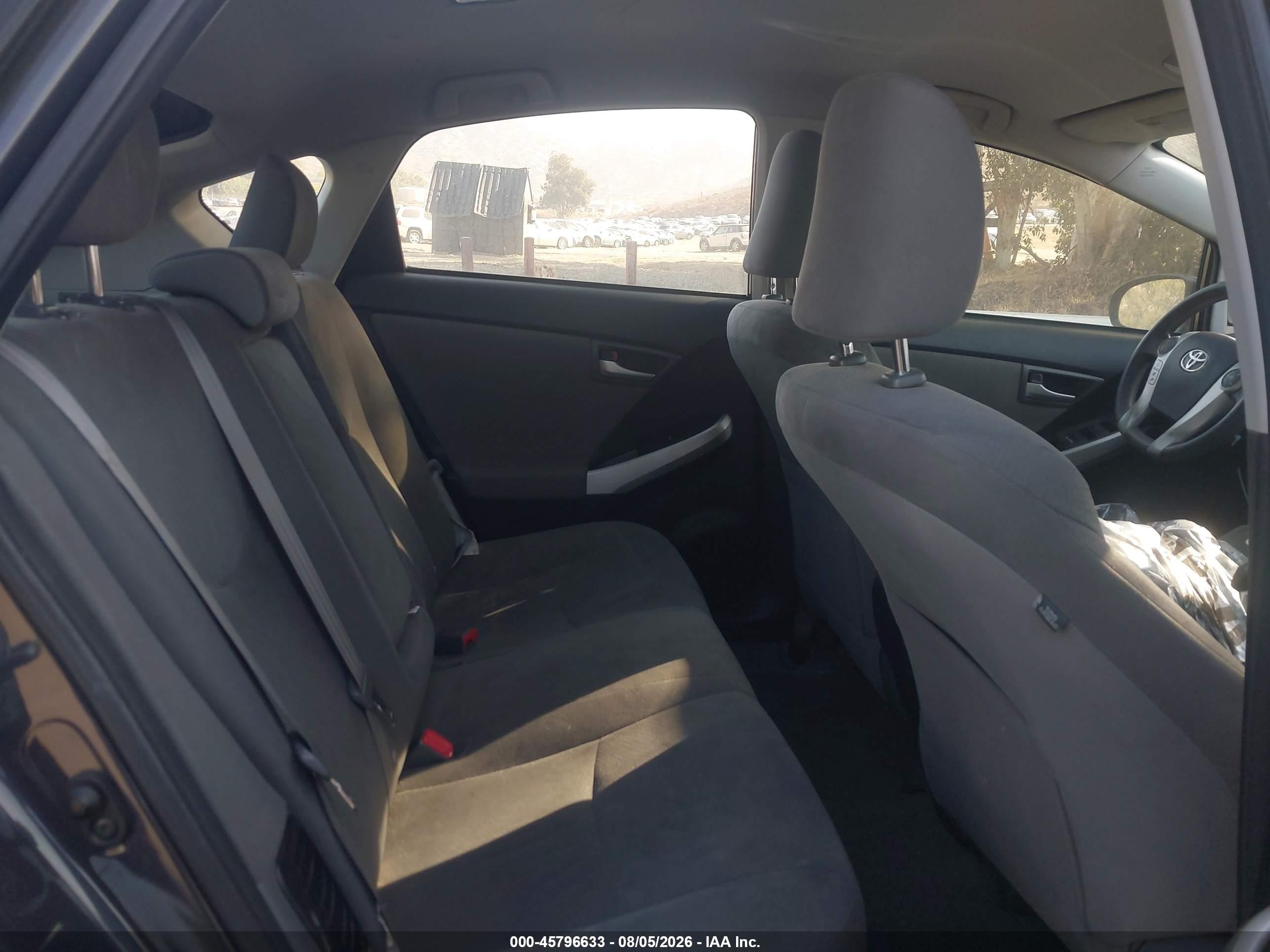2012 Toyota Prius Plug-in   Gray vin: JTDKN3DP2C3020692