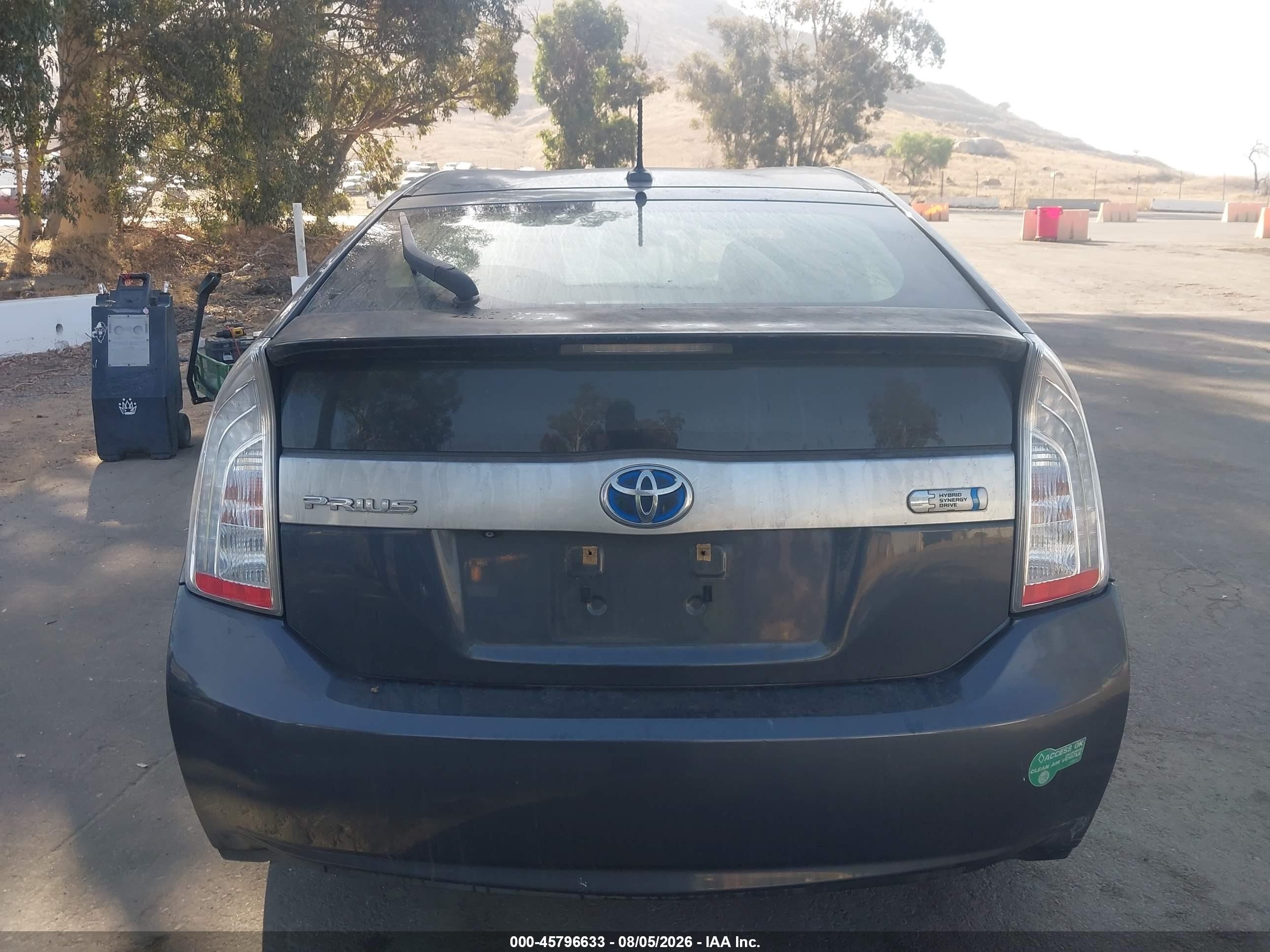 2012 Toyota Prius Plug-in   Gray vin: JTDKN3DP2C3020692
