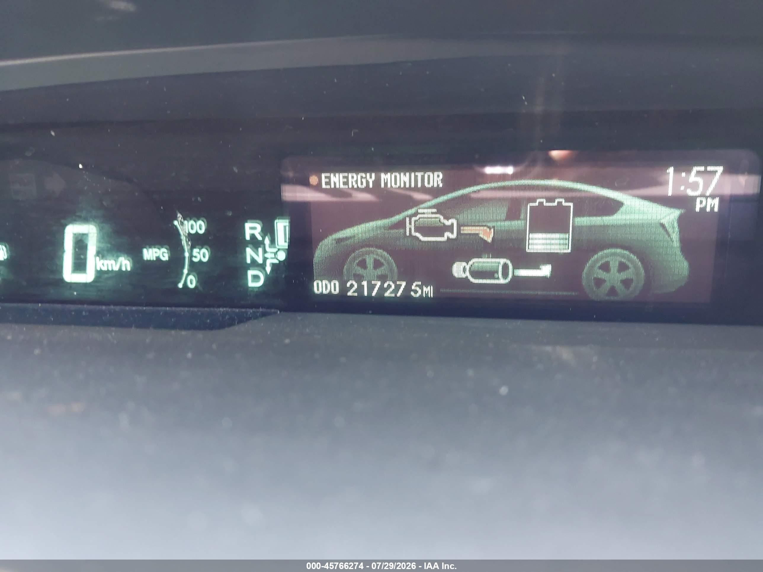 2012 Toyota Prius Plug-in   Gray vin: JTDKN3DP2C3023642