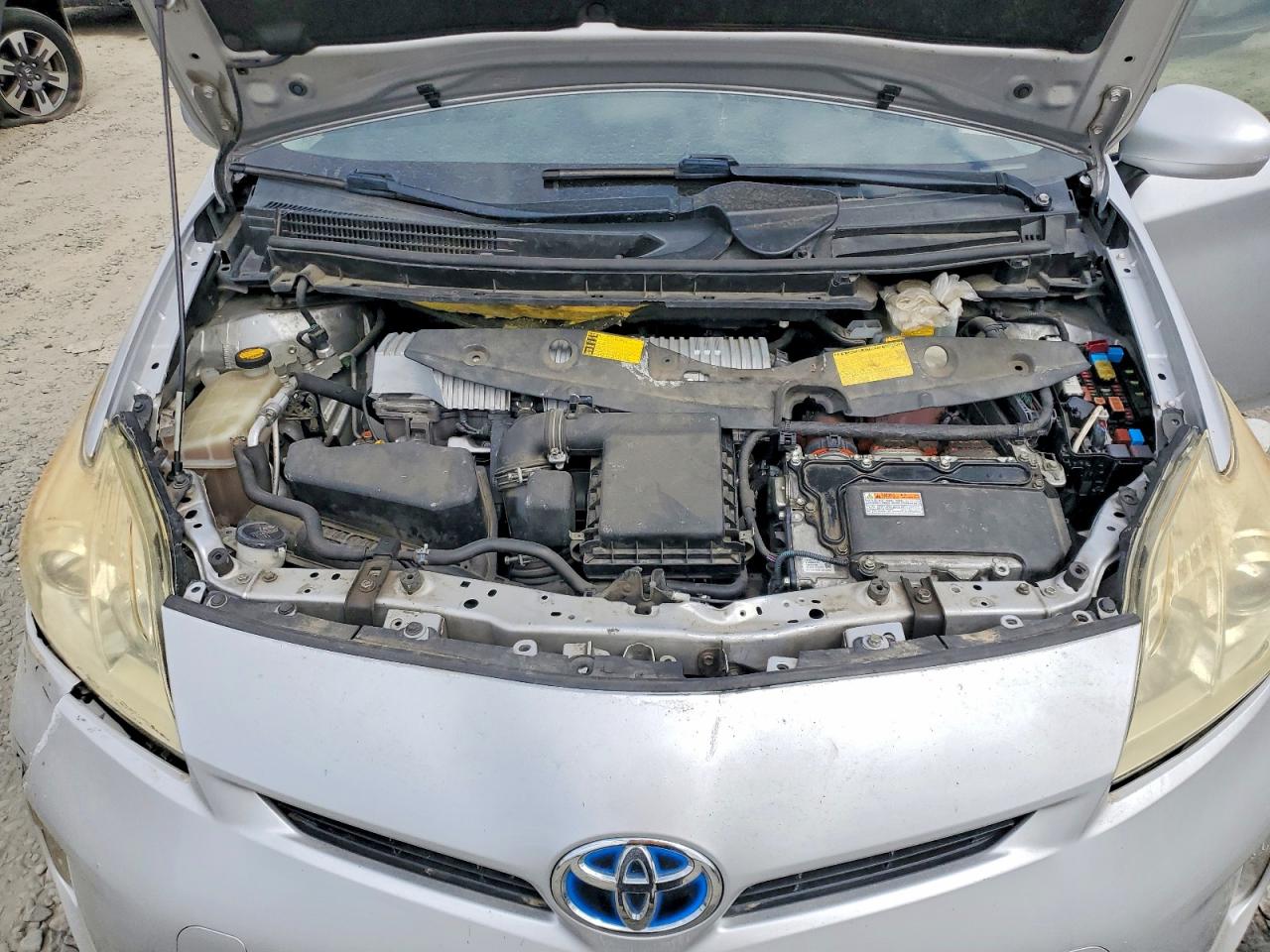 2013 Toyota Prius Plug-in Hybrid Base Серебряный vin: JTDKN3DP2D3046145