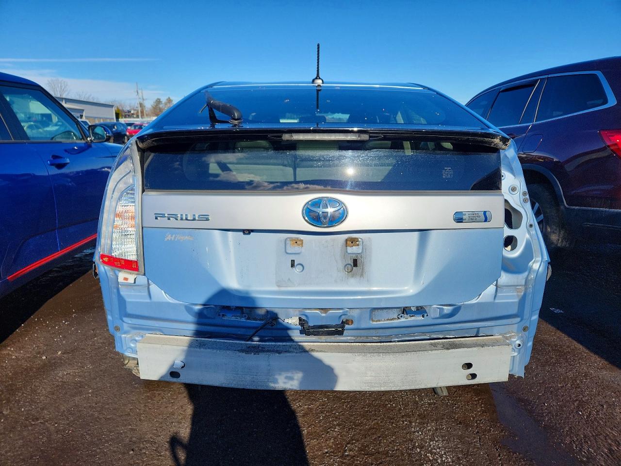 2014 Toyota Prius Plug-in Hybrid Base Blue vin: JTDKN3DP2E3051833
