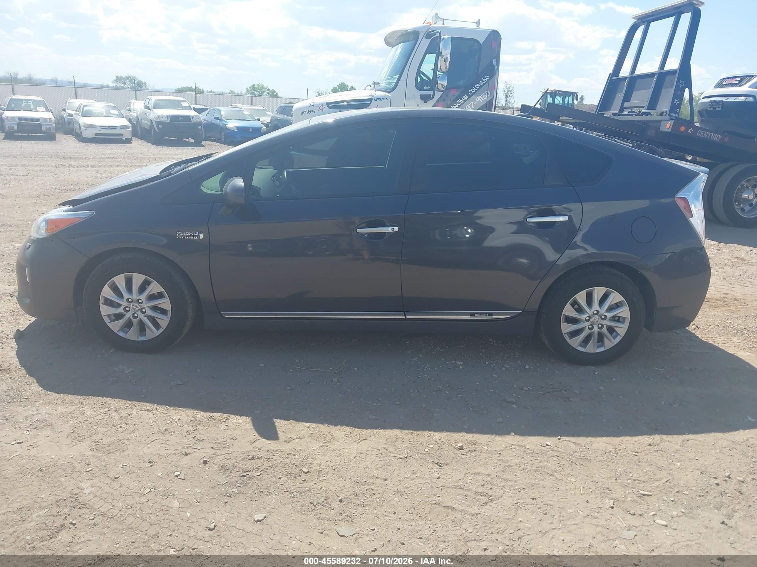 2014 Toyota Prius Plug-in Advanced Gray vin: JTDKN3DP2E3063819
