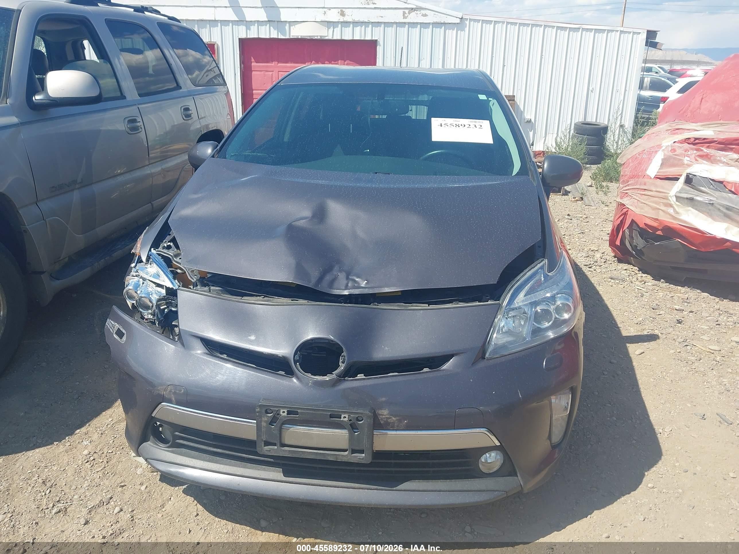 2014 Toyota Prius Plug-in Advanced Gray vin: JTDKN3DP2E3063819