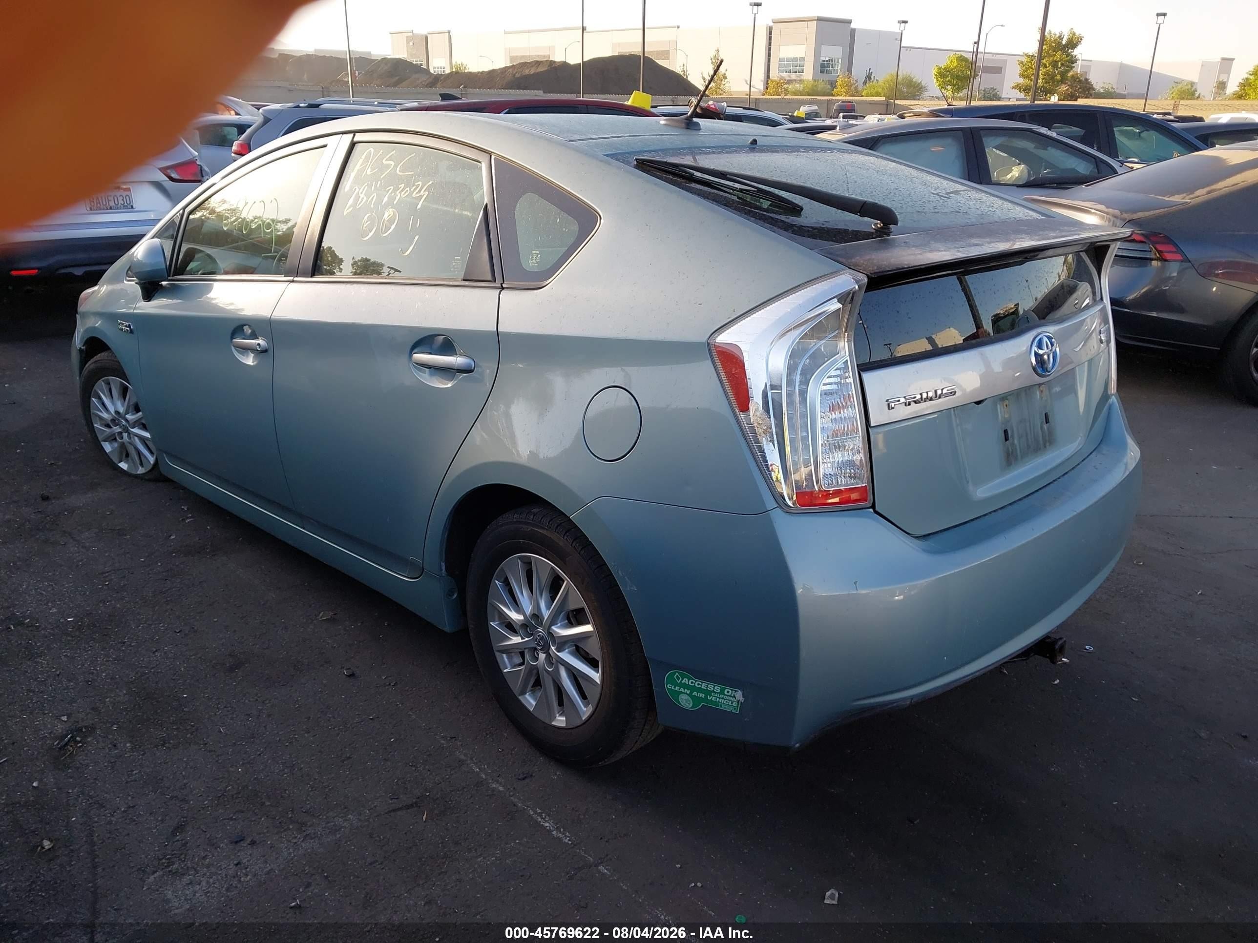 2015 Toyota Prius Plug-in   Blue vin: JTDKN3DP2F3070741