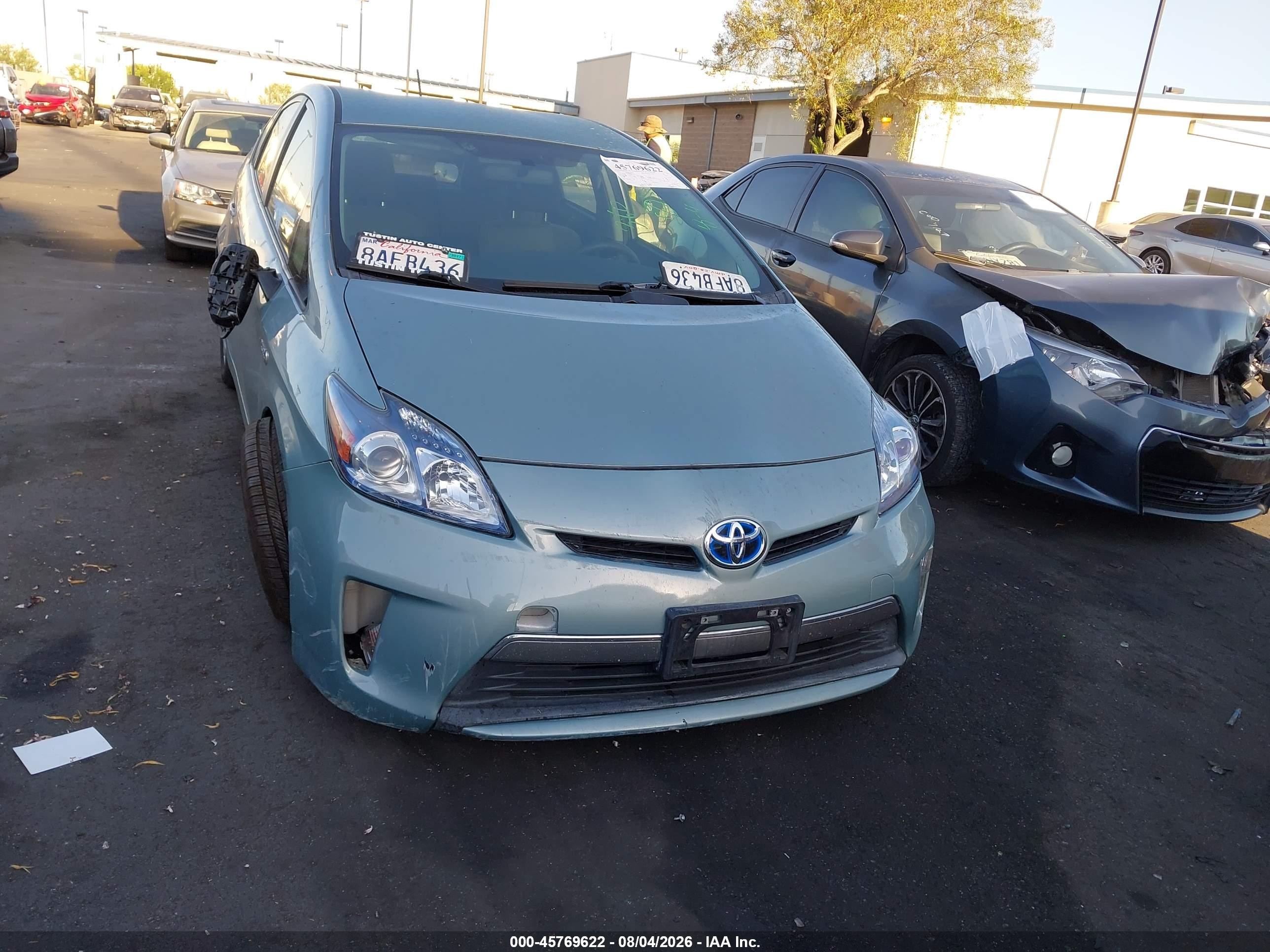 2015 Toyota Prius Plug-in   Blue vin: JTDKN3DP2F3070741
