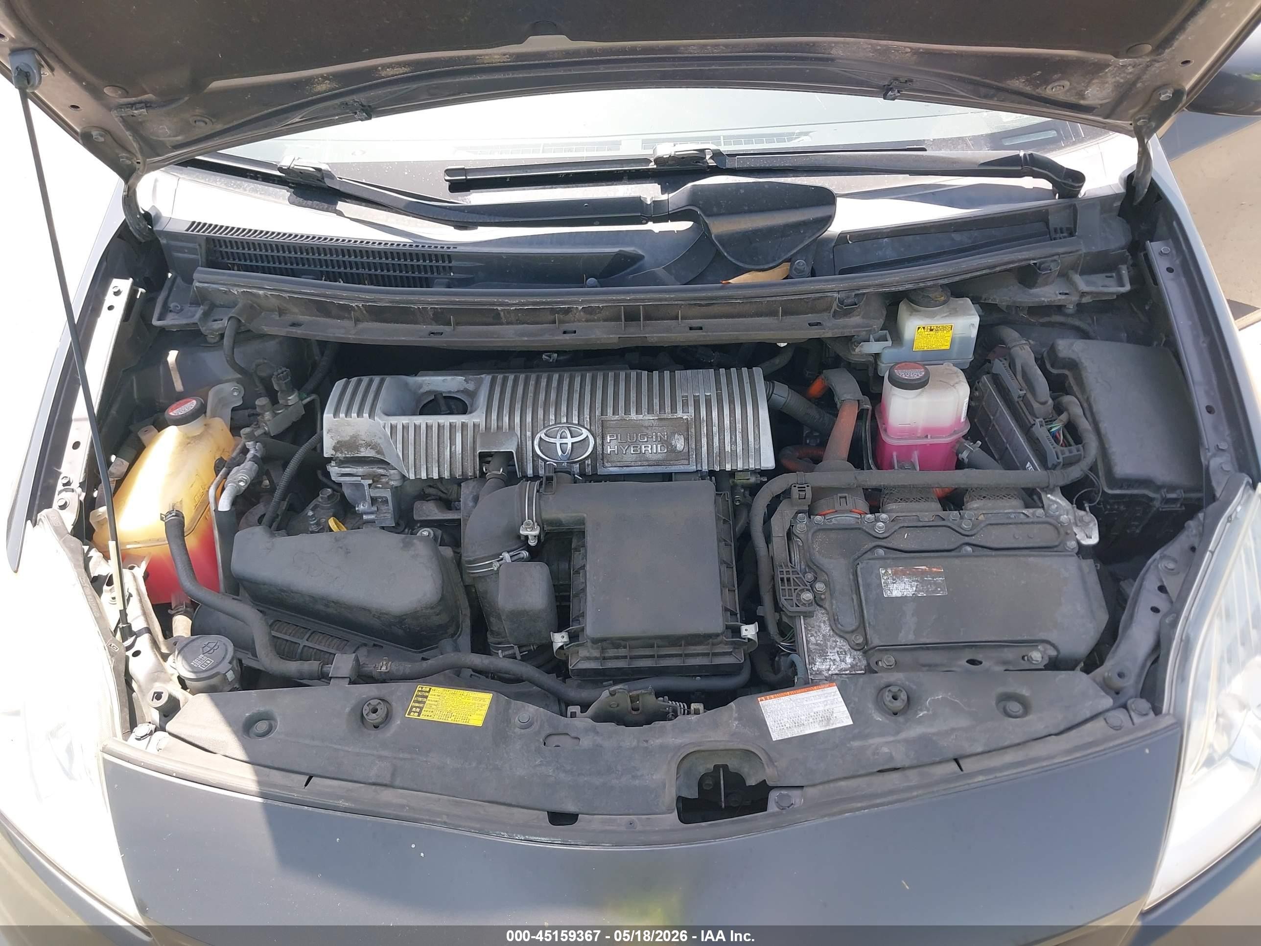 2015 Toyota Prius Plug-in   Gray vin: JTDKN3DP2F3073879