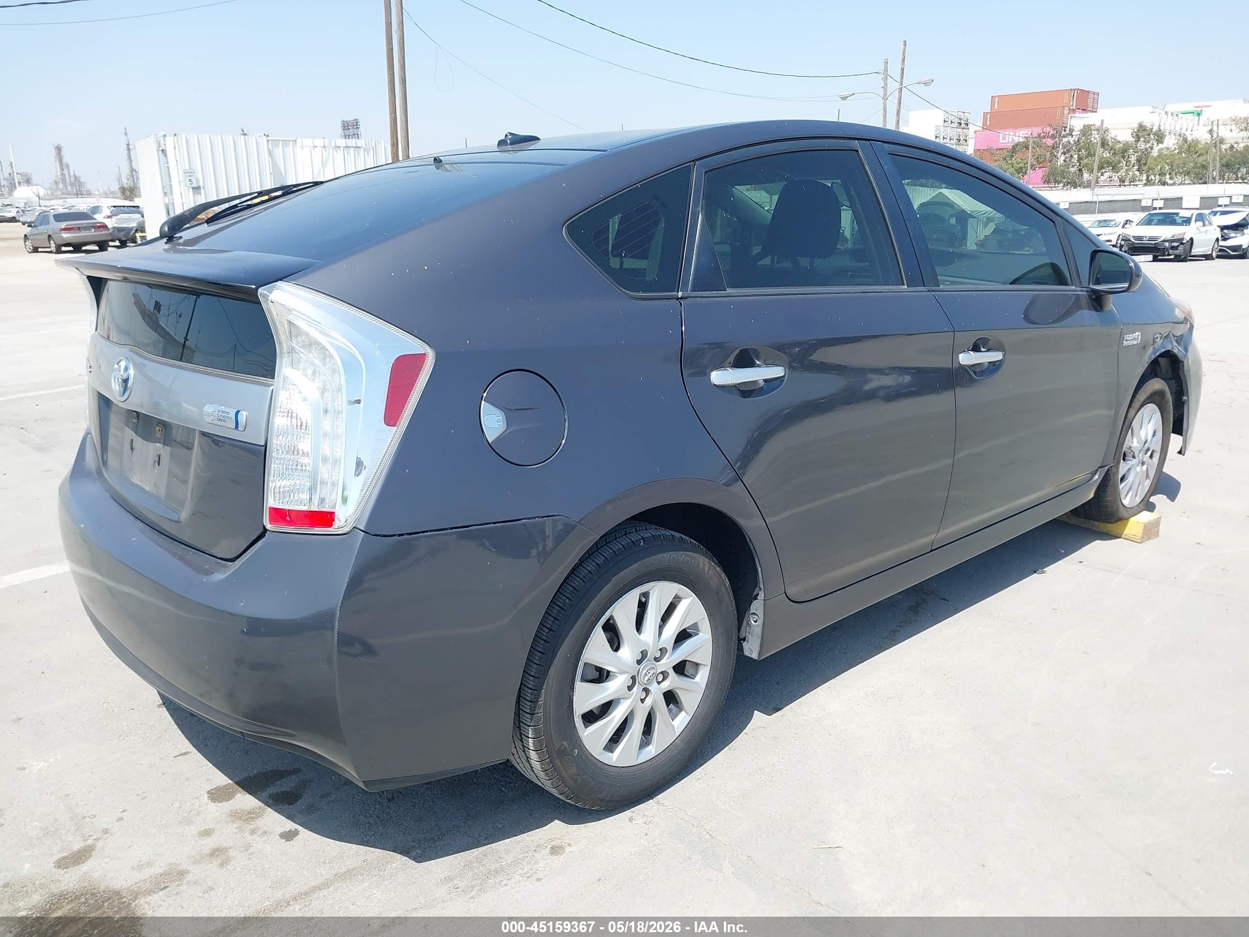 2015 Toyota Prius Plug-in   Gray vin: JTDKN3DP2F3073879