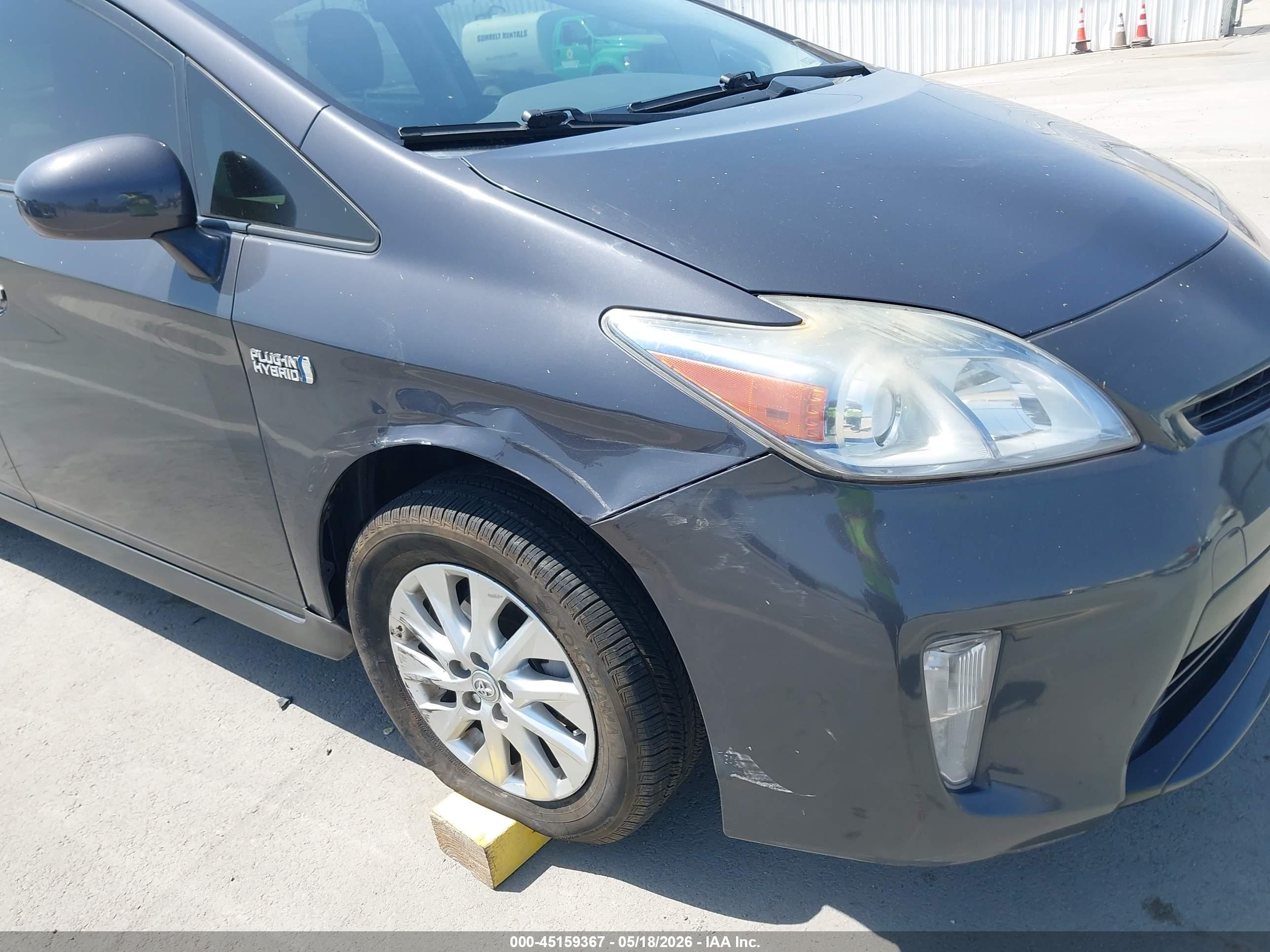 2015 Toyota Prius Plug-in   Gray vin: JTDKN3DP2F3073879
