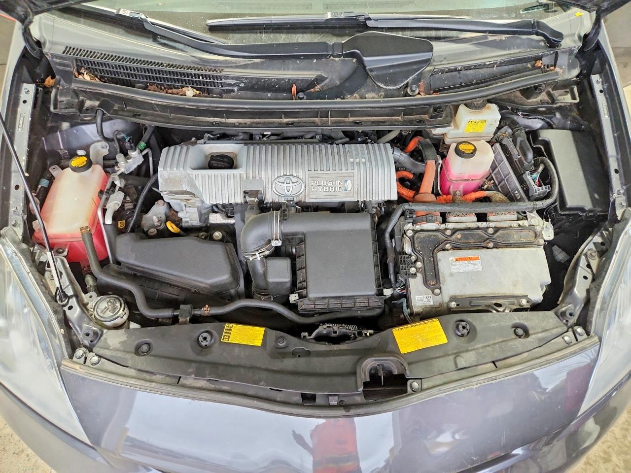 2012 Toyota Prius Plug-in Hybrid Base Charcoal vin: JTDKN3DP3C3013105