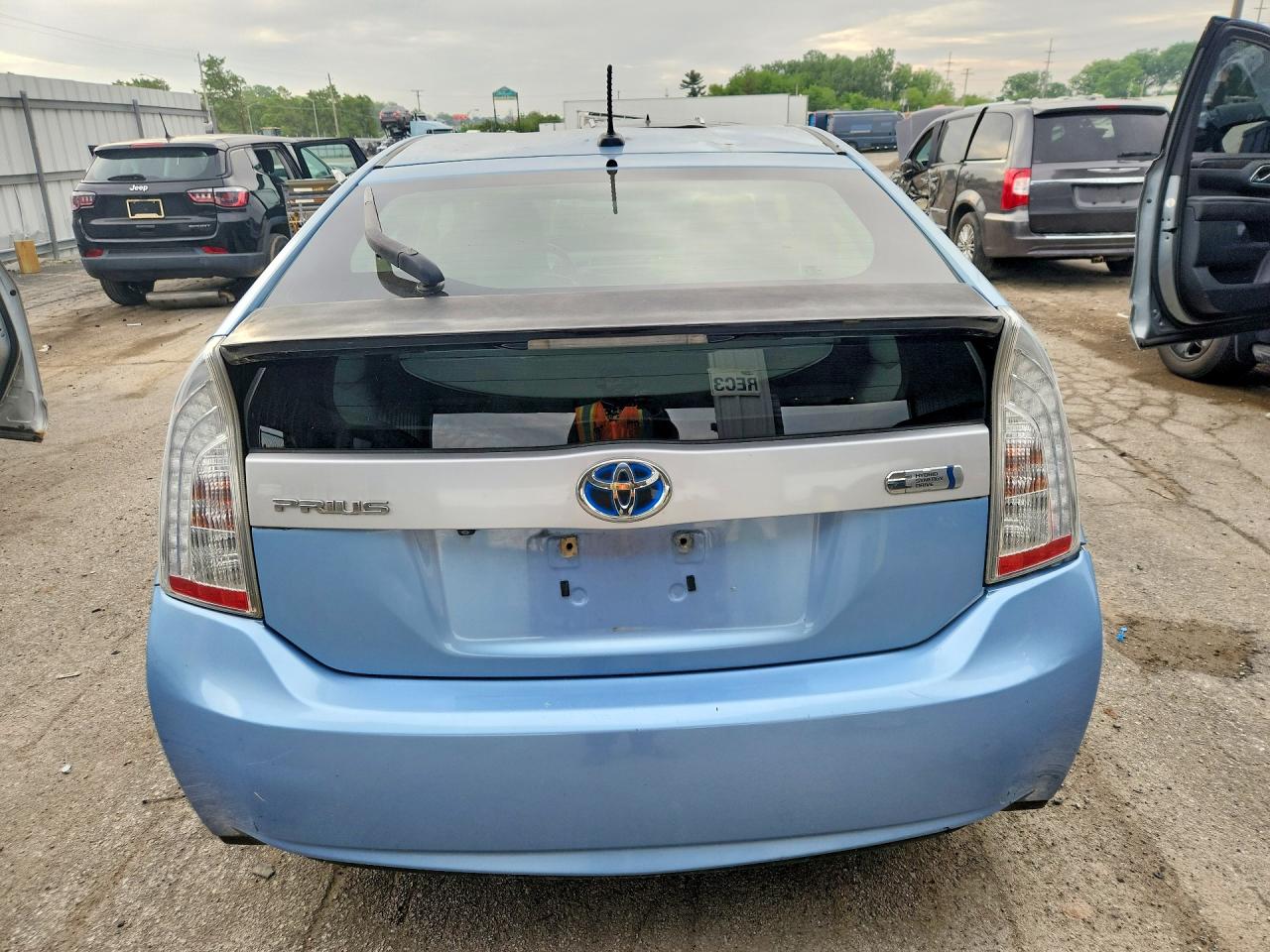 2012 Toyota Prius Plug-in Hybrid Base Синий vin: JTDKN3DP3C3017039
