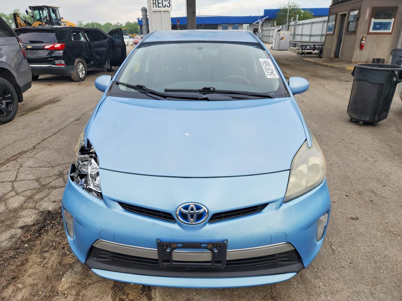 2012 Toyota Prius Plug-in Hybrid Base Синий vin: JTDKN3DP3C3017039