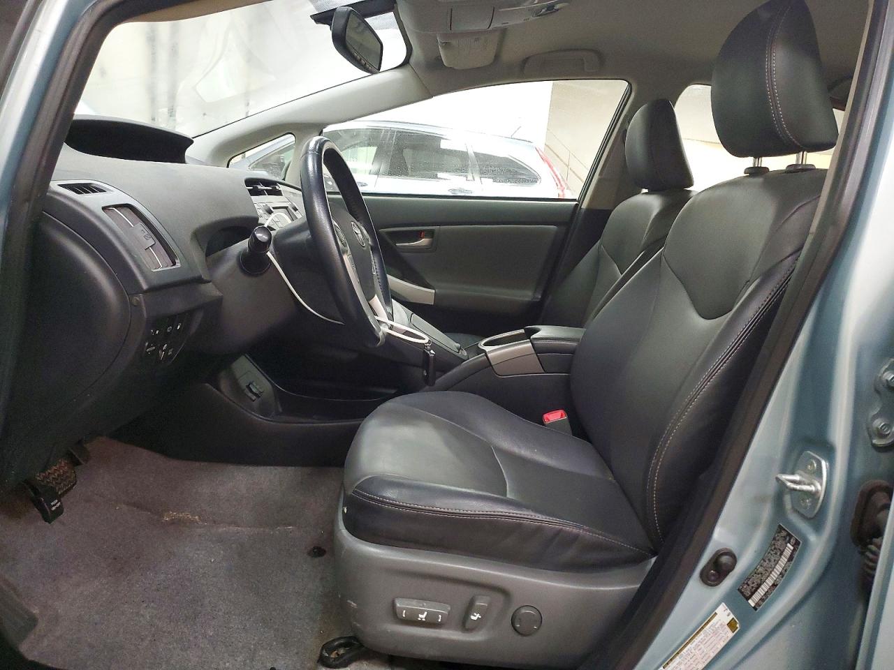 2012 Toyota Prius Plug-in Hybrid Advanced Blue vin: JTDKN3DP3C3019762