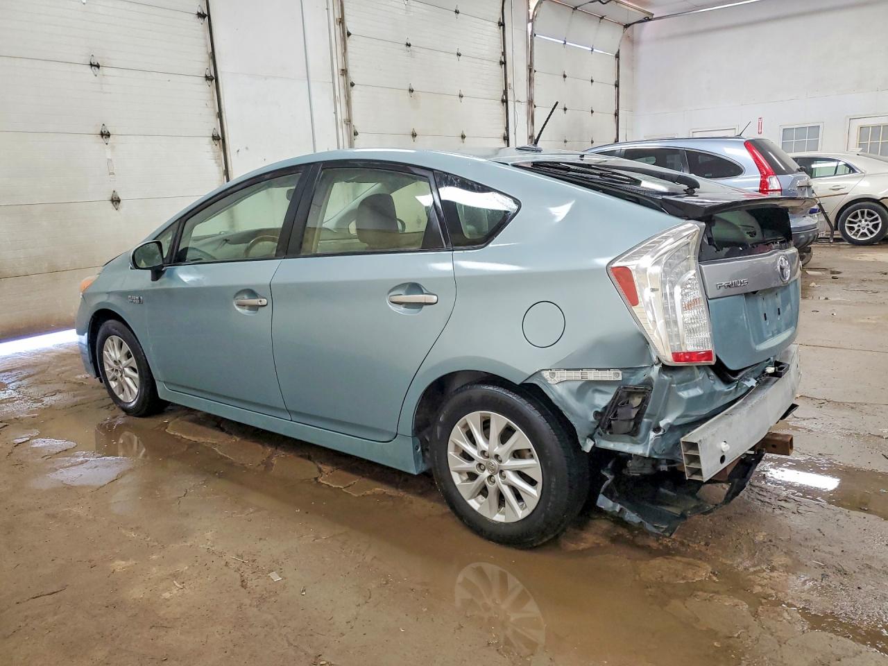 2012 Toyota Prius Plug-in Hybrid Advanced Blue vin: JTDKN3DP3C3019762